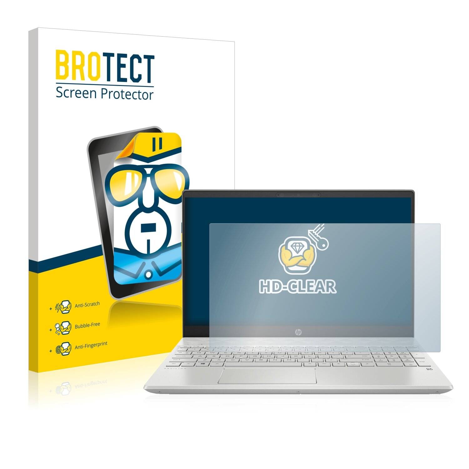 BROTECT HD-Clear Displayschutzfolie für HP Pavilion
