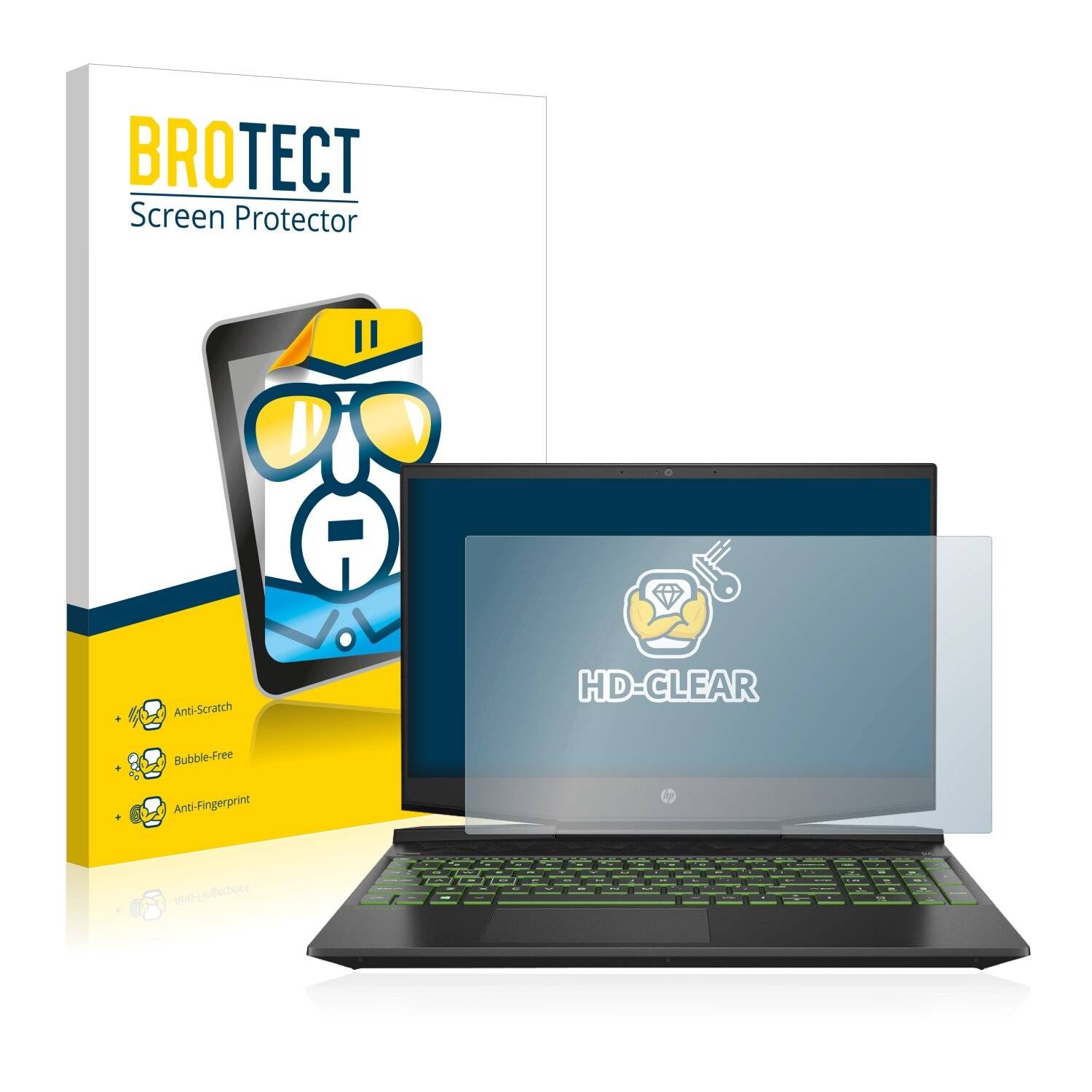 BROTECT HD-Clear Displayschutzfolie für HP Pavilion