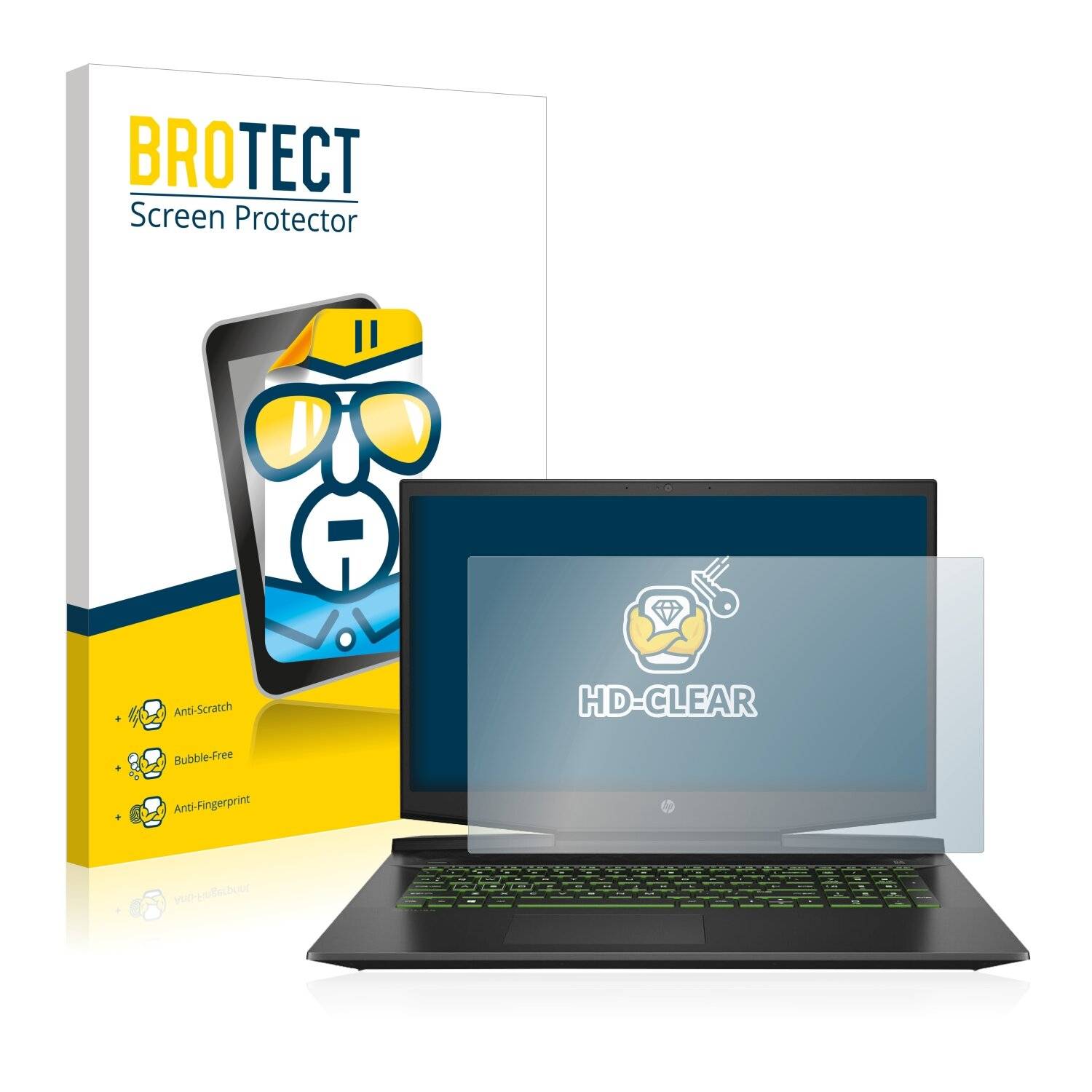 BROTECT HD-Clear Displayschutzfolie für HP Pavilion