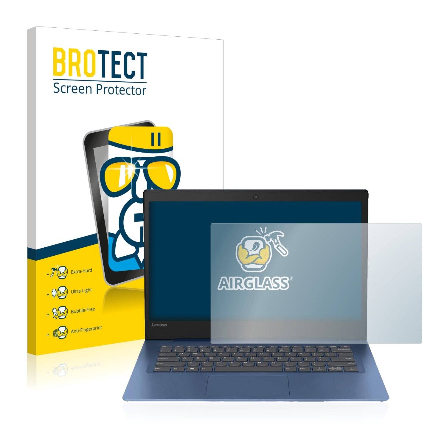 BROTECT AirGlass Schutzglas Folie für Lenovo IdeaPad