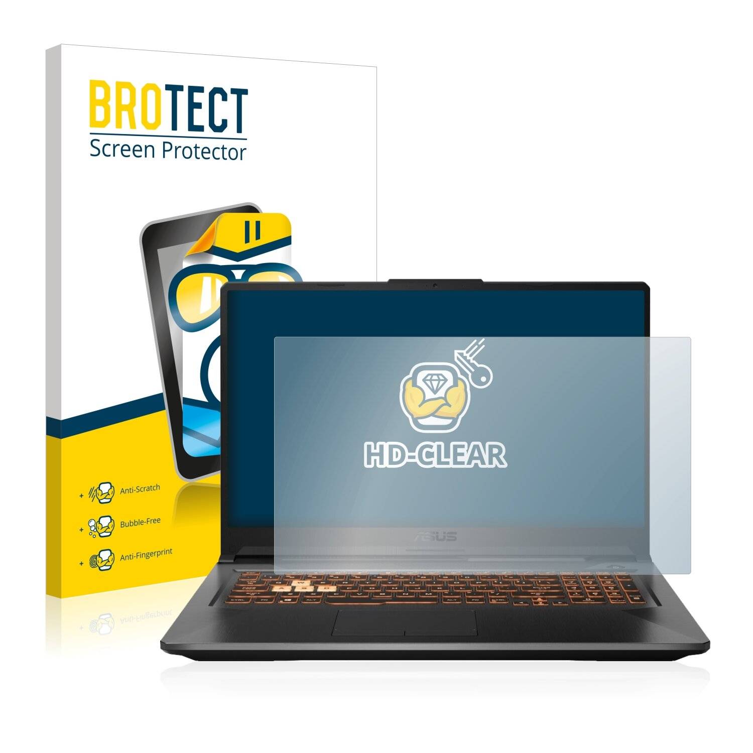 BROTECT HD-Clear Displayschutzfolie für Asus TUF Gaming