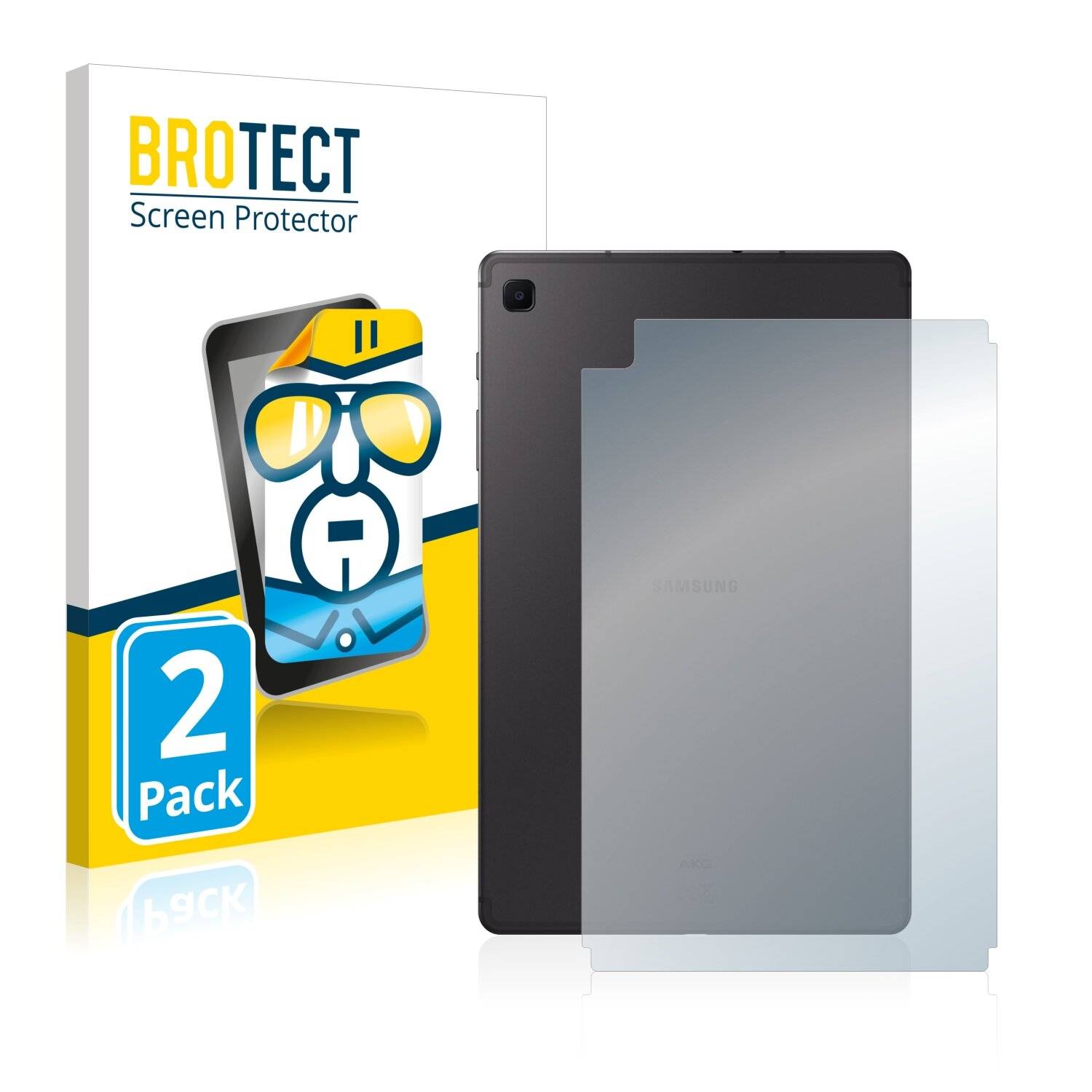 2x BROTECT HD-Clear Displayschutzfolie für Samsung Galaxy Tab S6 Lite LTE 2020