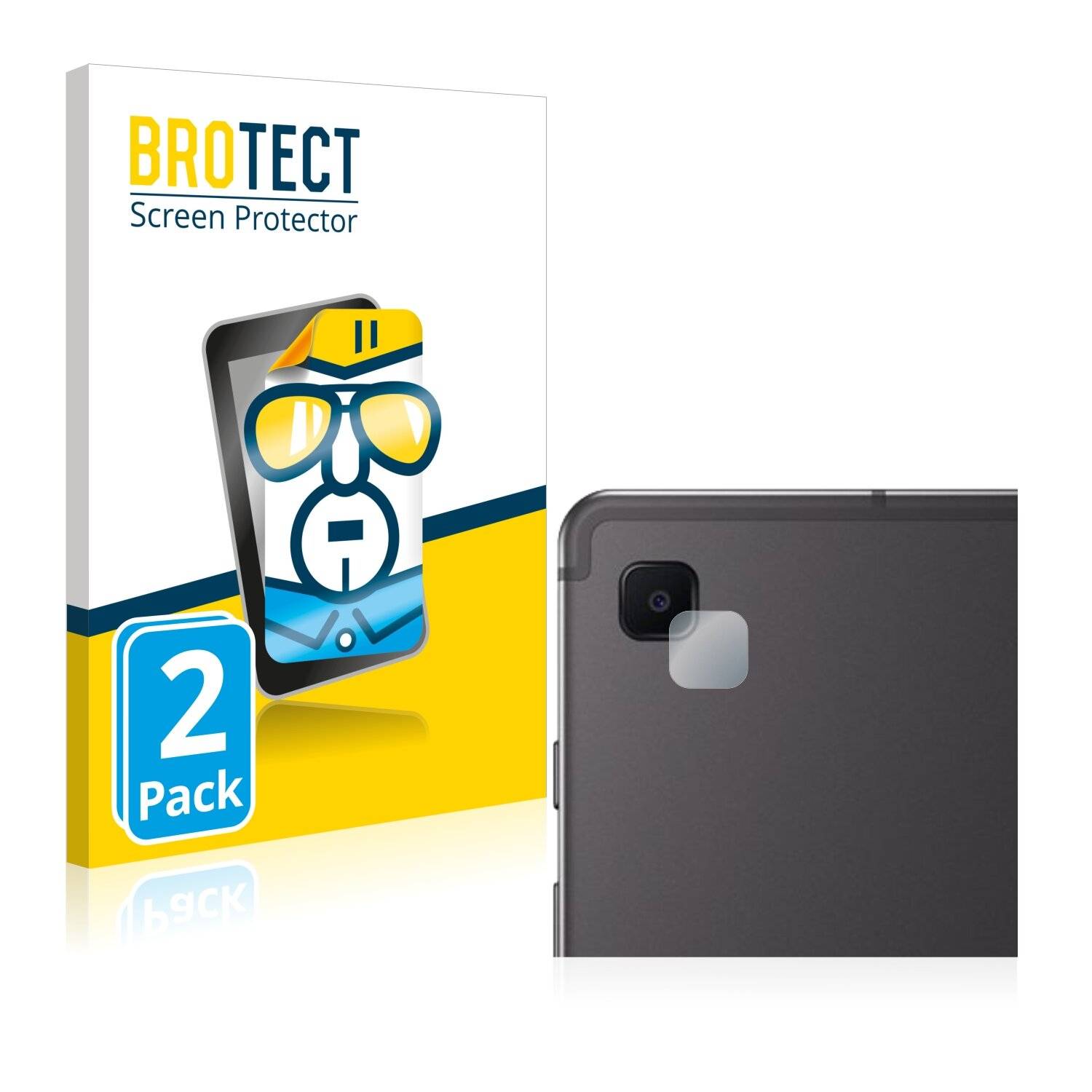2x BROTECT HD-Clear Displayschutzfolie für Samsung Galaxy Tab S6 Lite LTE 2020 (NUR