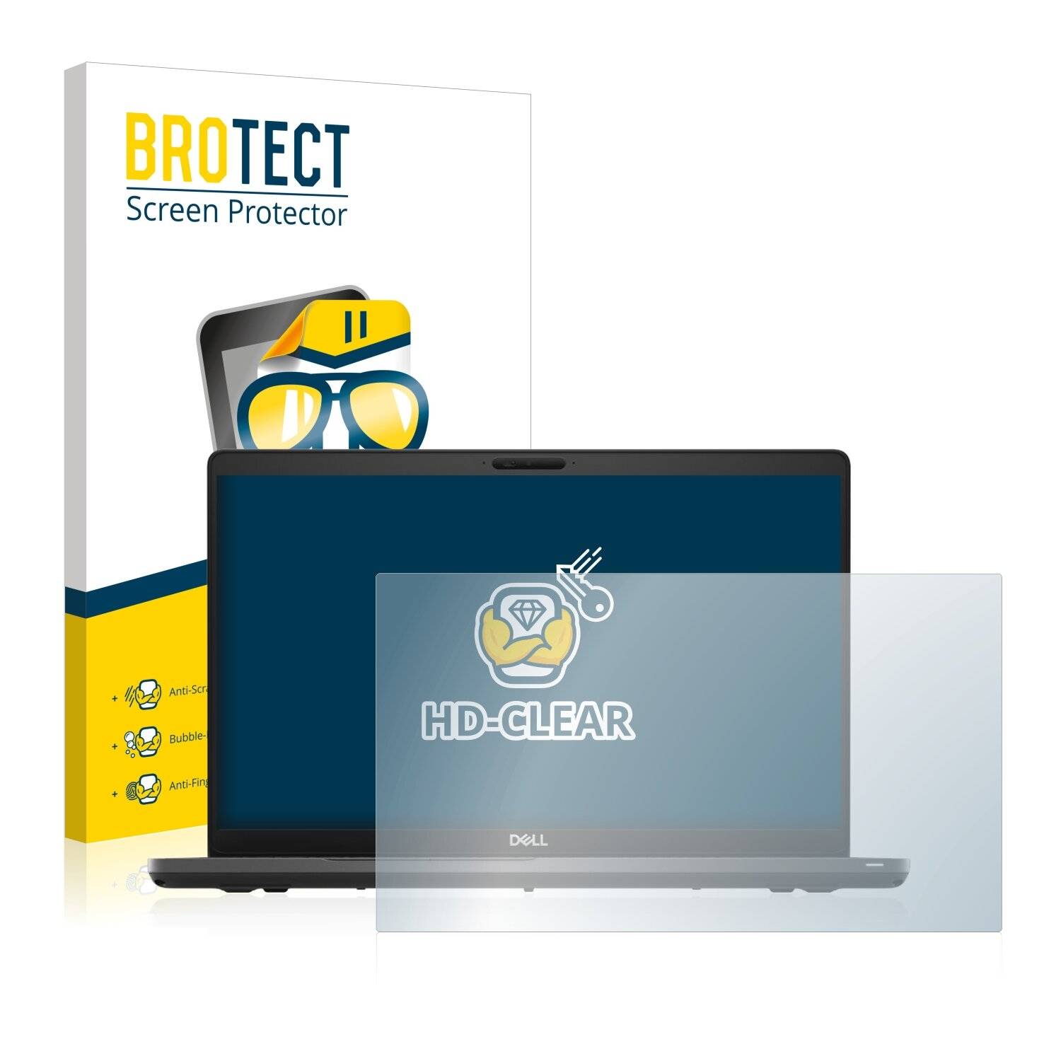 BROTECT HD-Clear Displayschutzfolie für Dell Latitude
