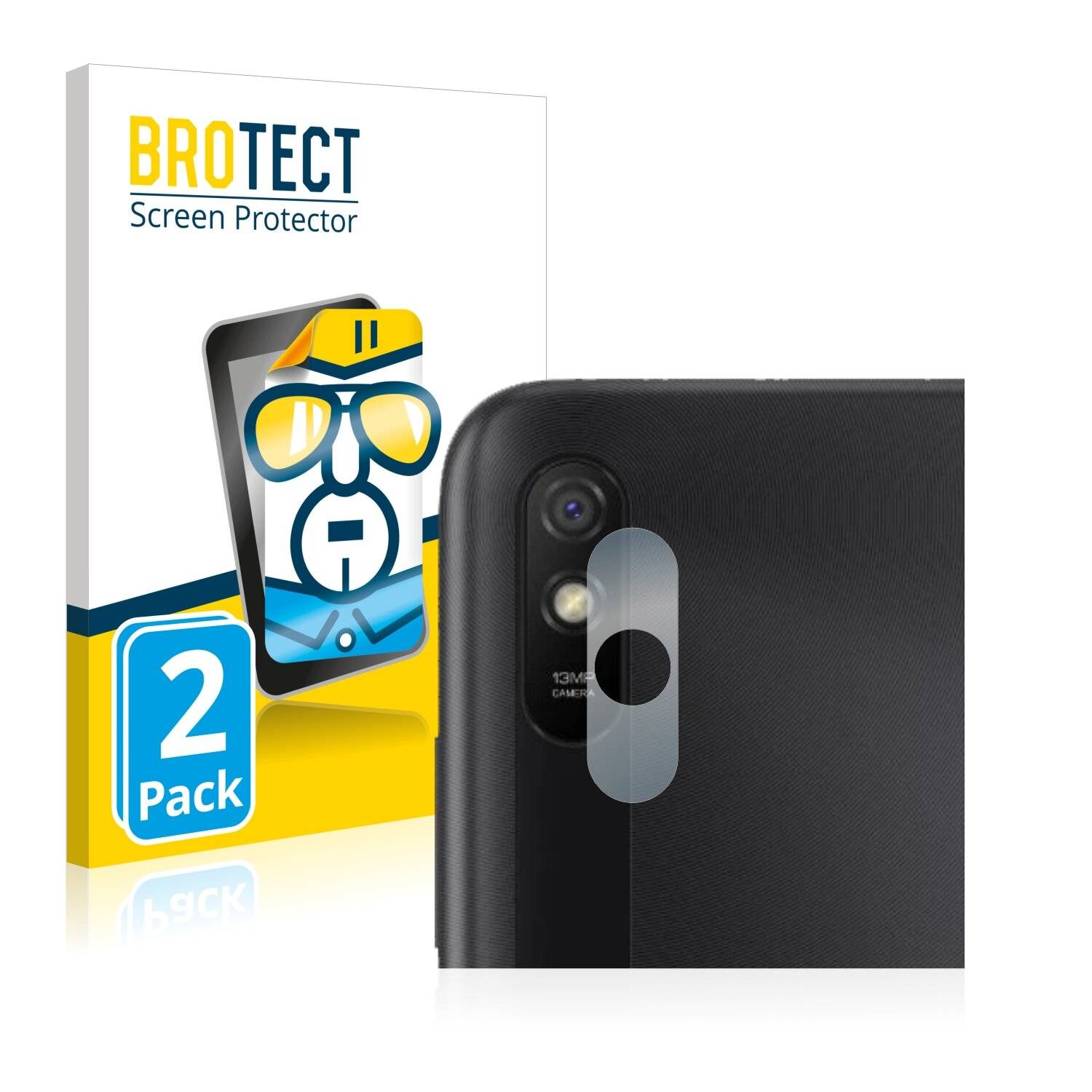 2x BROTECT HD-Clear Displayschutzfolie für Xiaomi Redmi 9A (NUR