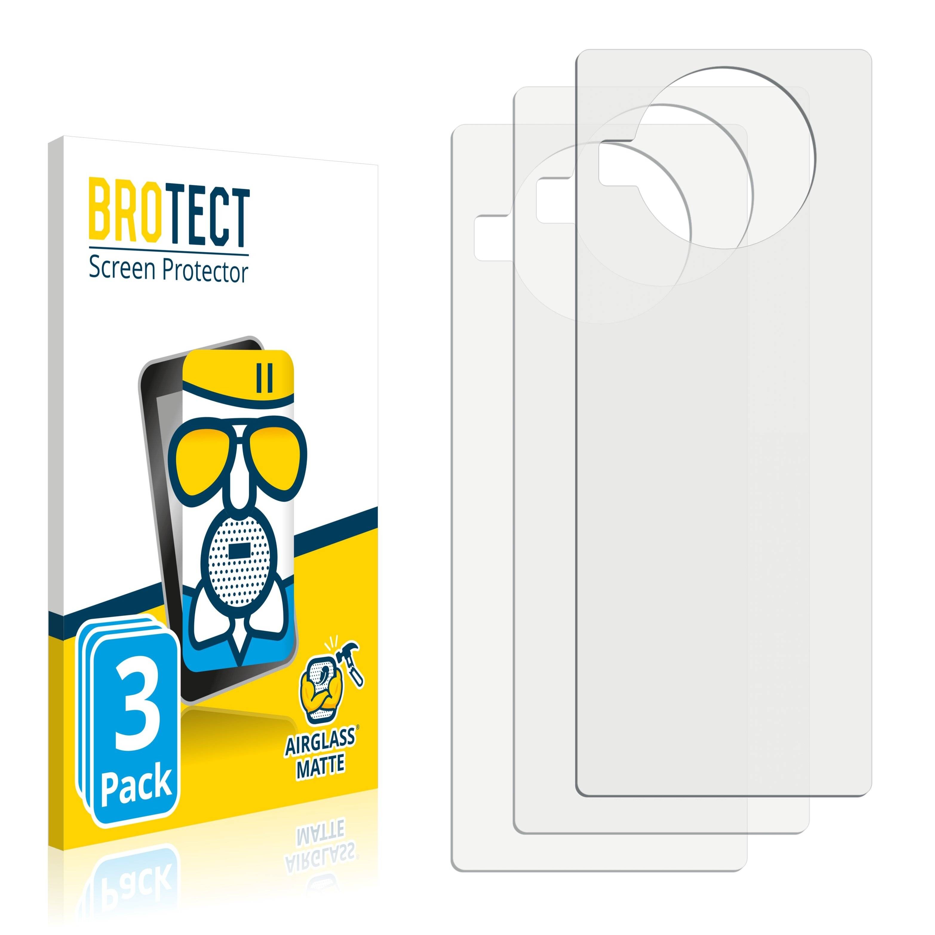3x BROTECT AirGlass Matte Schutzglas Folie für Xiaomi Mi 10i 5G