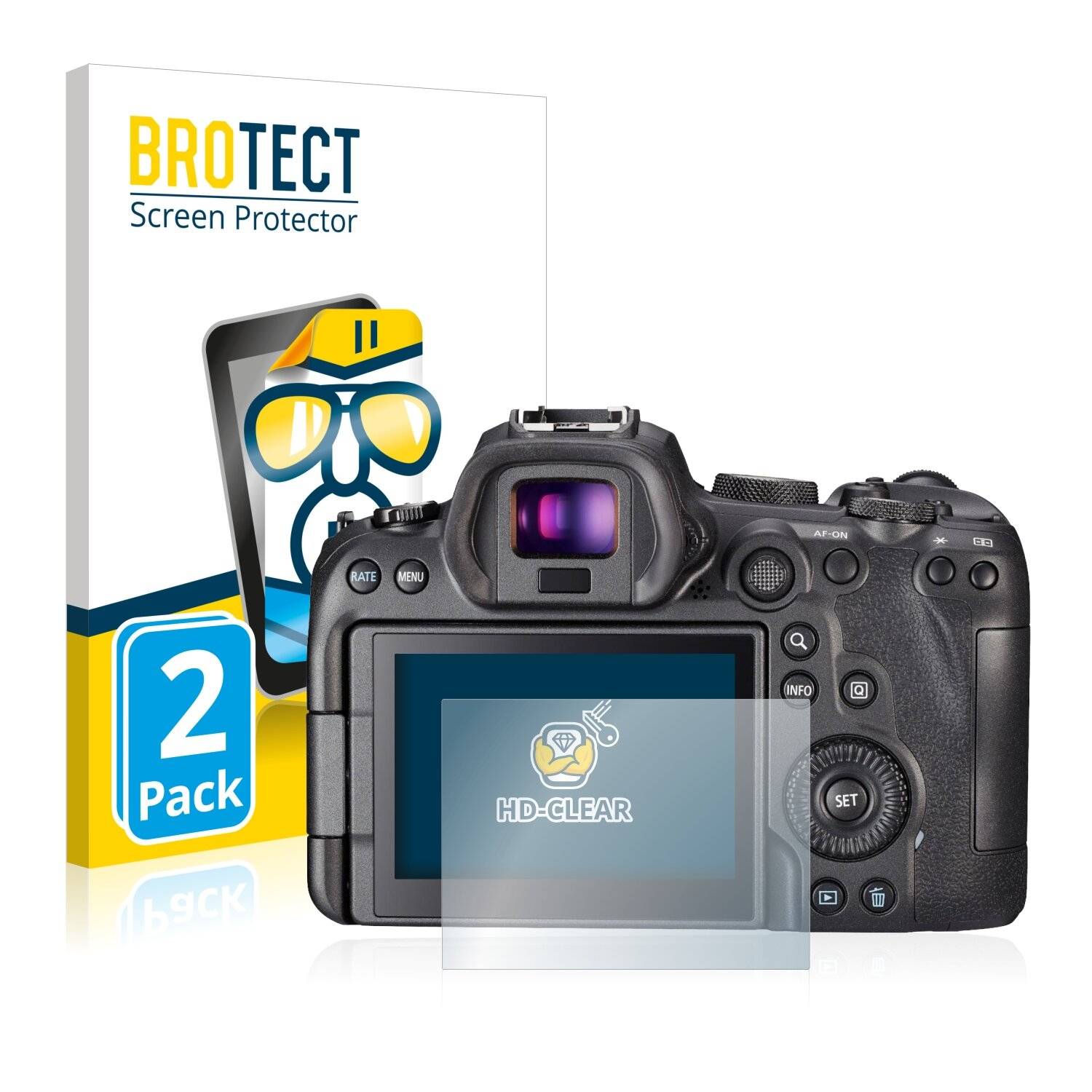 2x BROTECT HD-Clear Displayschutzfolie für Sony A7S