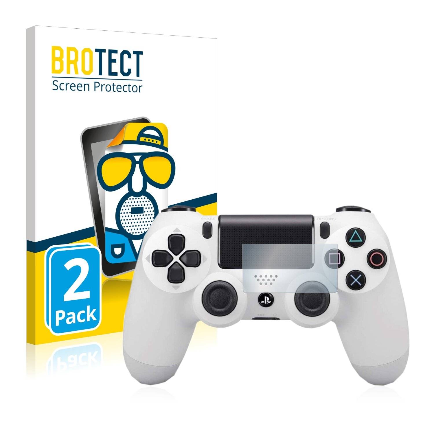 2x BROTECT Matte Displayschutzfolie für Sony Playstation 4 PS4 Dualshock Controller