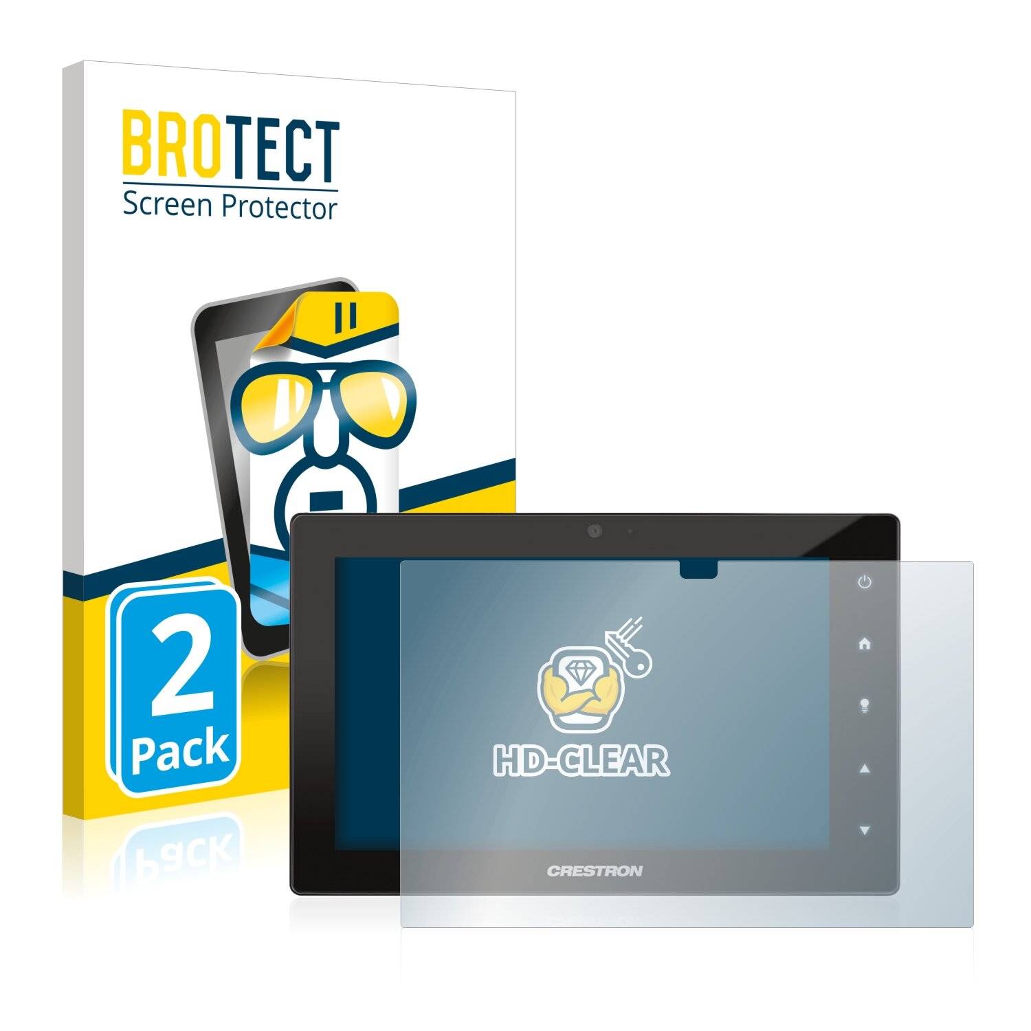 2x BROTECT HD-Clear Displayschutzfolie für Crestron