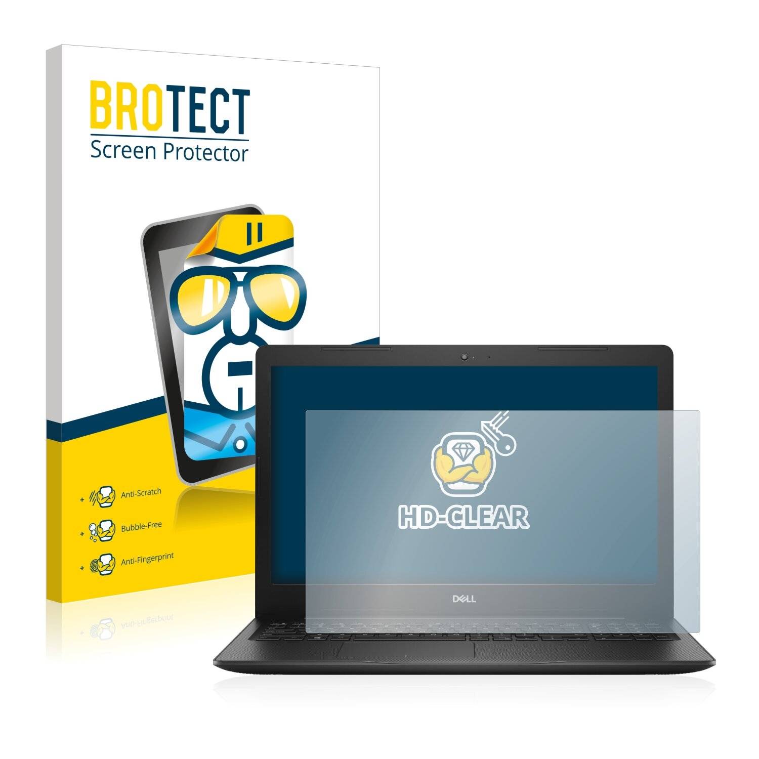 BROTECT HD-Clear Displayschutzfolie für Dell Inspiron 15