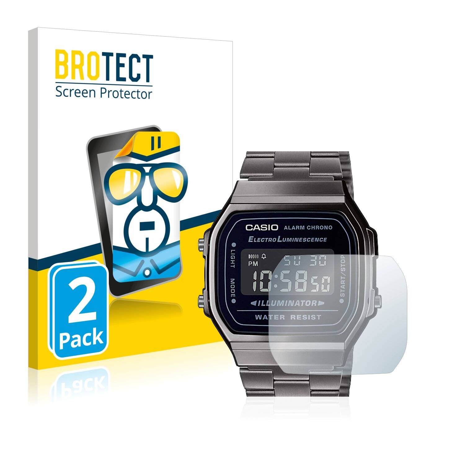 2x BROTECT HD-Clear Displayschutzfolie für Casio