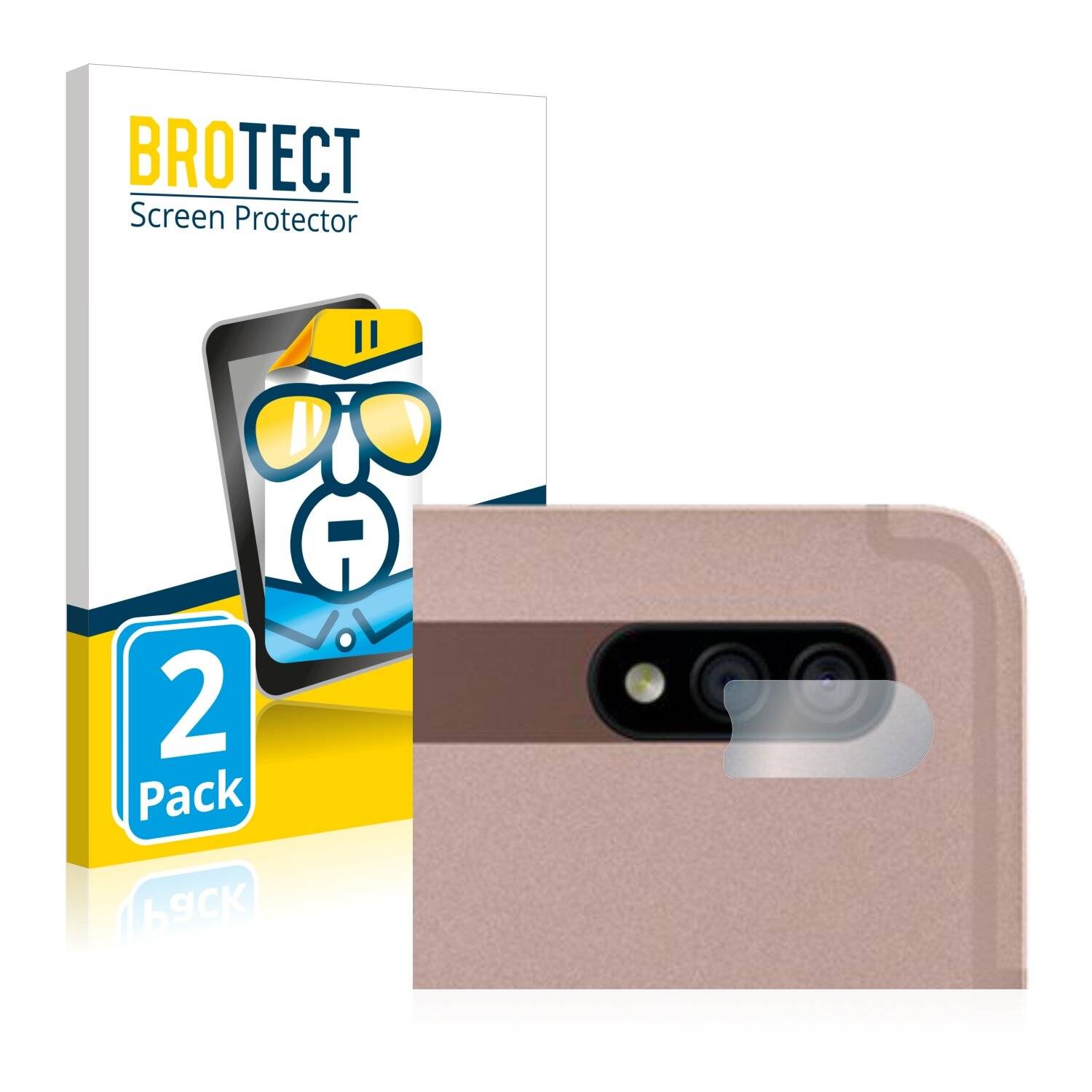 2x BROTECT HD-Clear Displayschutzfolie für Samsung Galaxy Tab S7 LTE 2020 (NUR