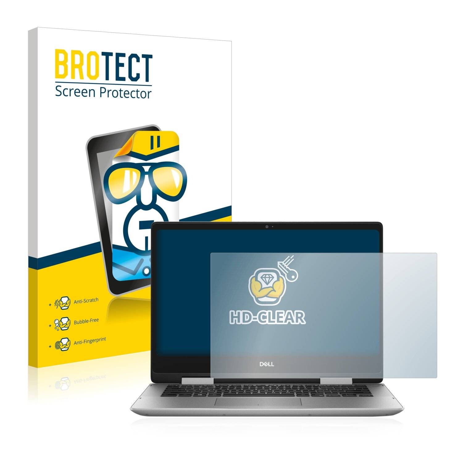 BROTECT HD-Clear Displayschutzfolie für Dell Inspiron 3482