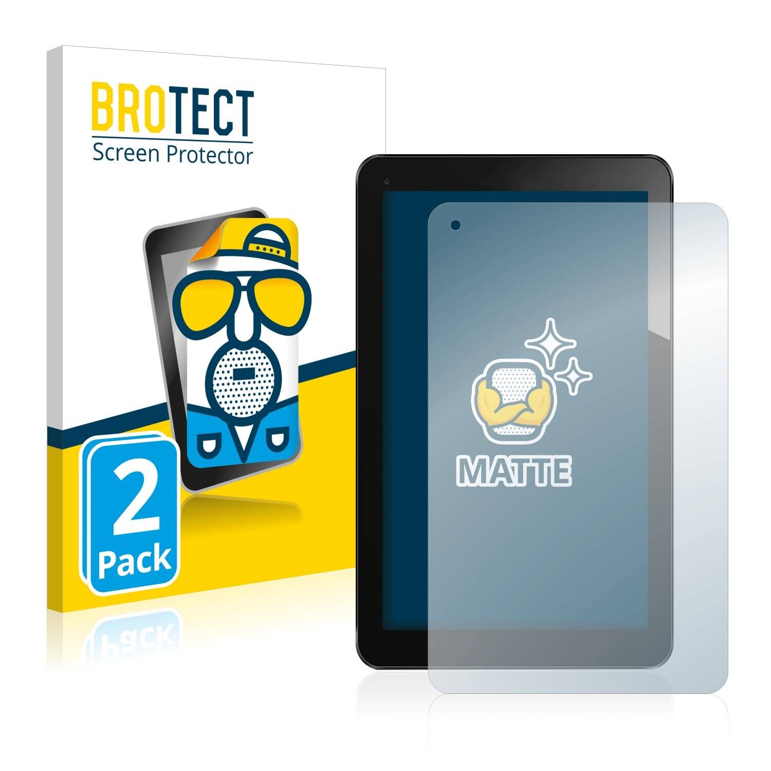 2x BROTECT Matte Displayschutzfolie für Odys Lux 10 - Entspiegelt,