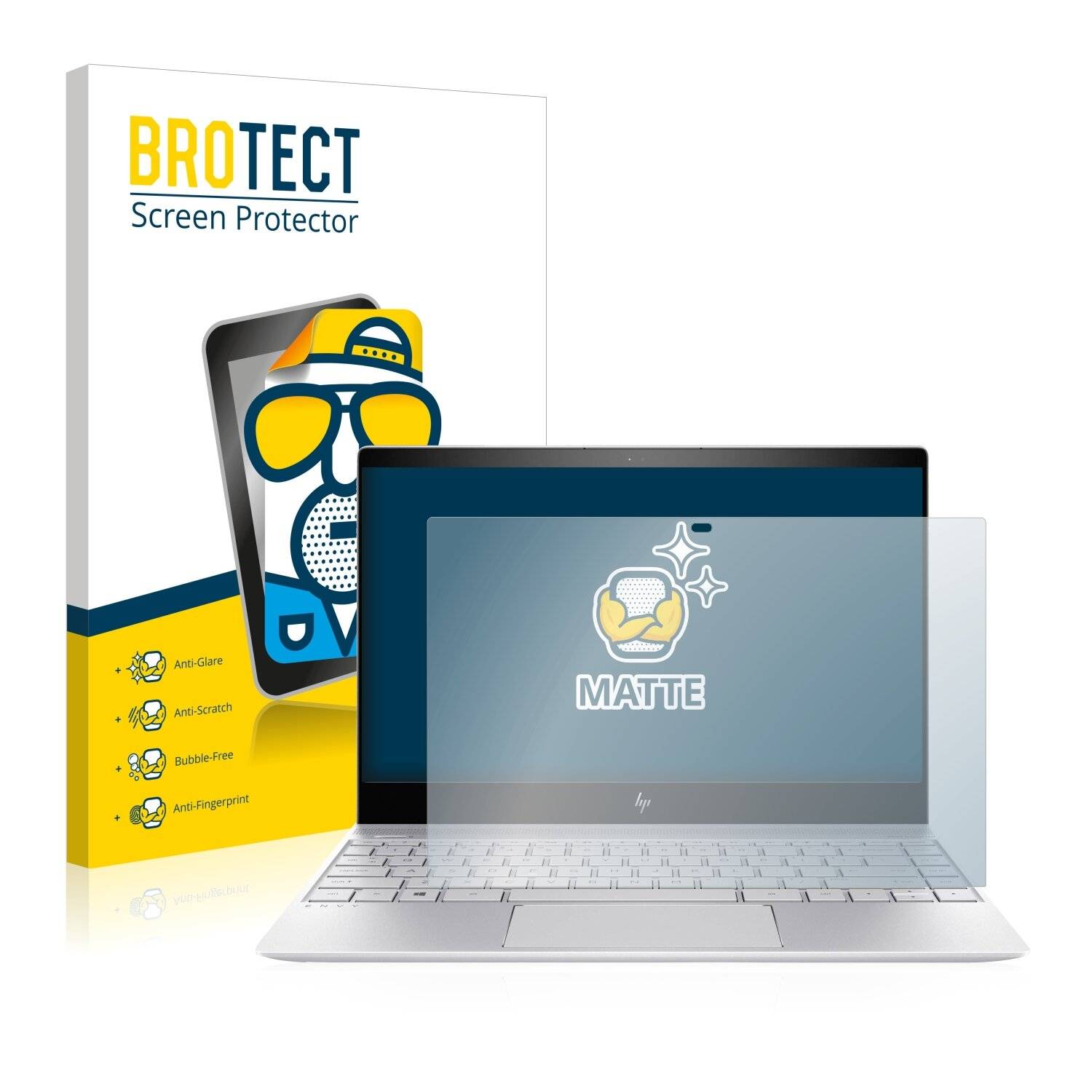 BROTECT Matte Displayschutzfolie für HP Envy 13-aq1130ng - Entspiegelt,