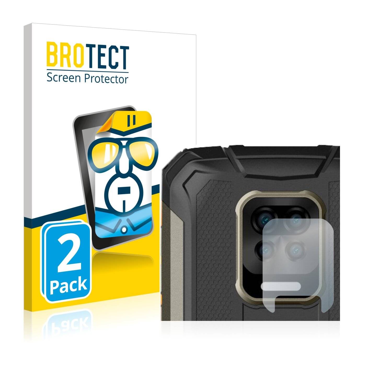 2x BROTECT HD-Clear Displayschutzfolie für Doogee S59 Pro (NUR