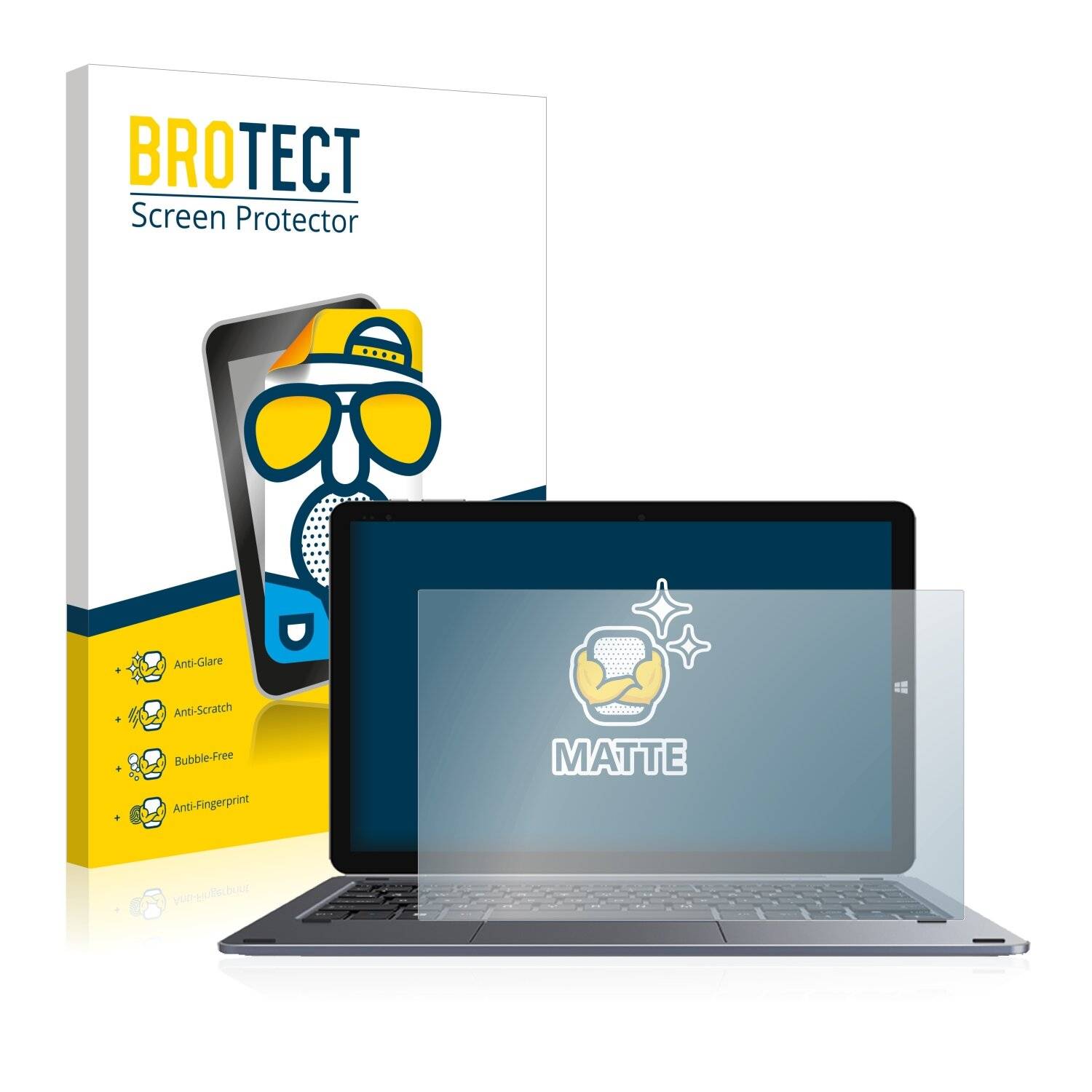 BROTECT Matte Displayschutzfolie für Chuwi HeroBook Pro - Entspiegelt,