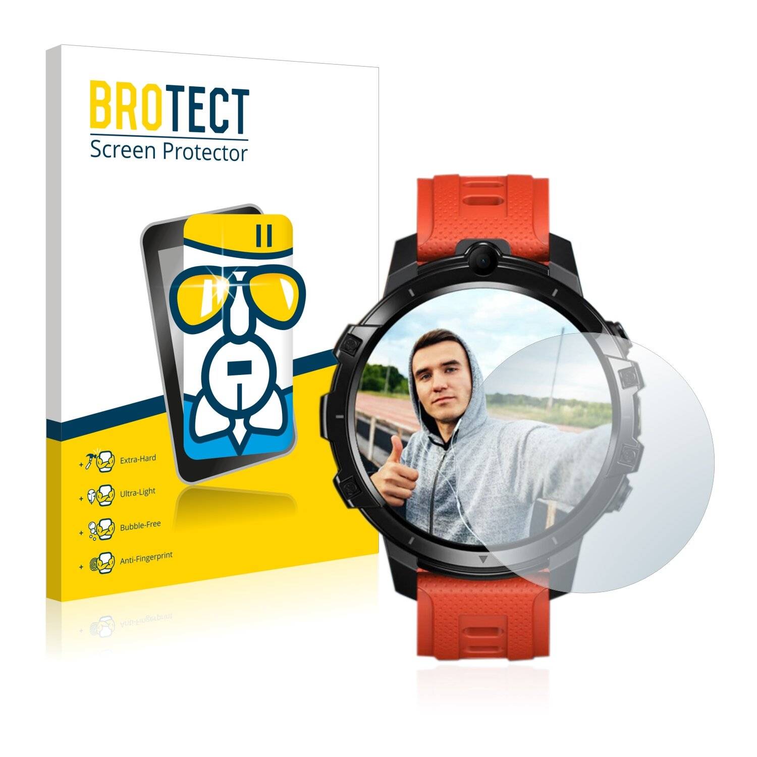 BROTECT AirGlass Schutzglas Folie für Zeblaze Thor