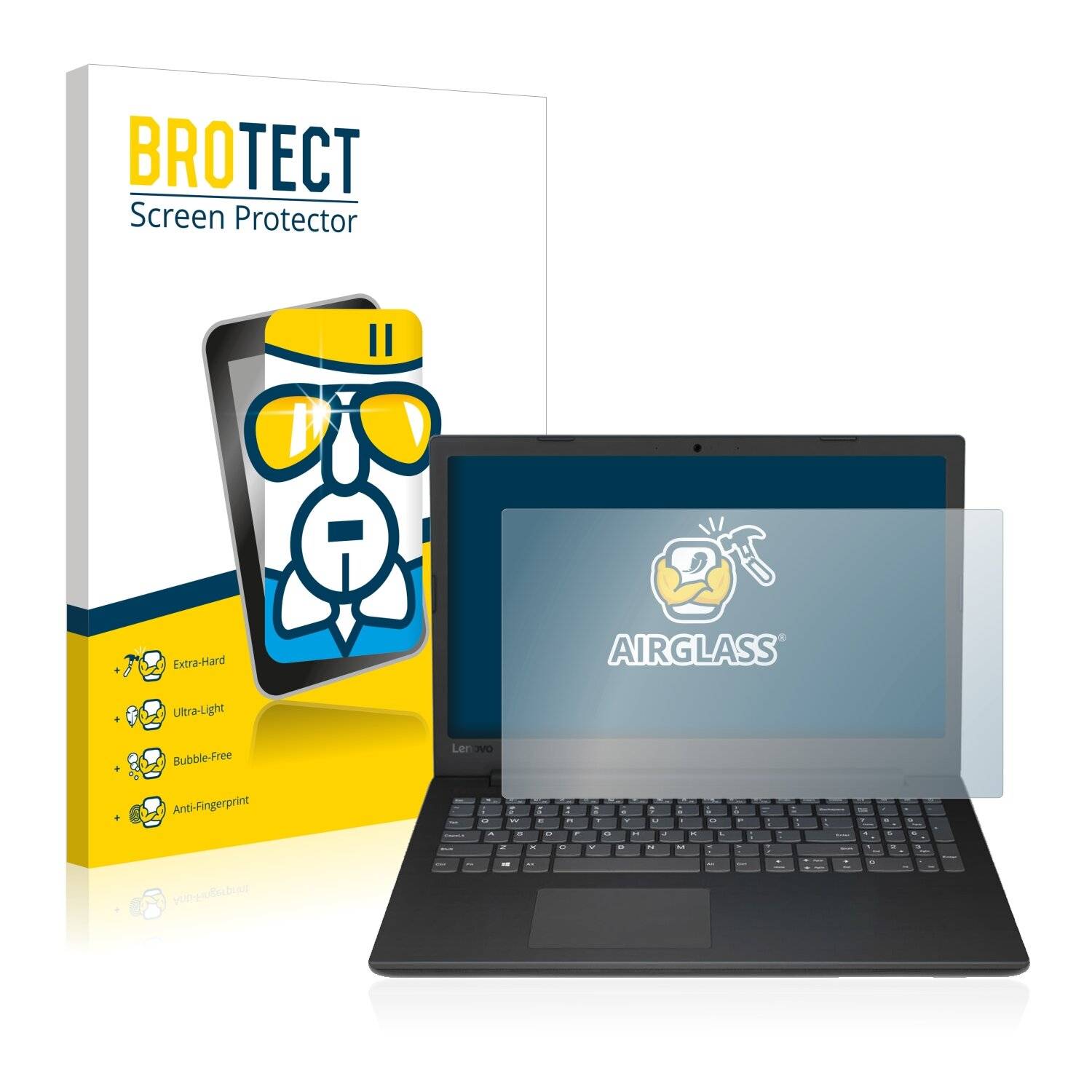 BROTECT AirGlass Schutzglas Folie für Lenovo