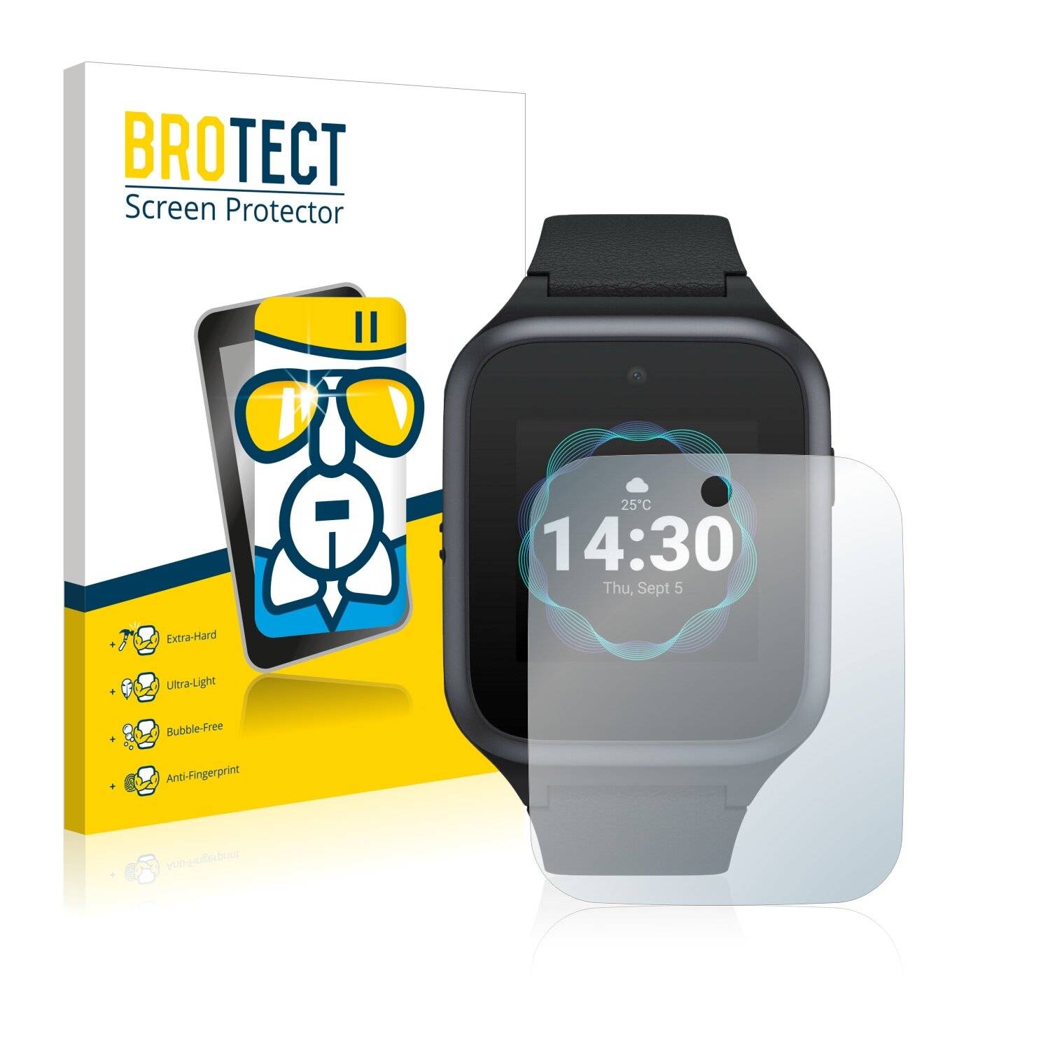 BROTECT AirGlass Schutzglas Folie für TCL Movetime FamilyWatch Senior