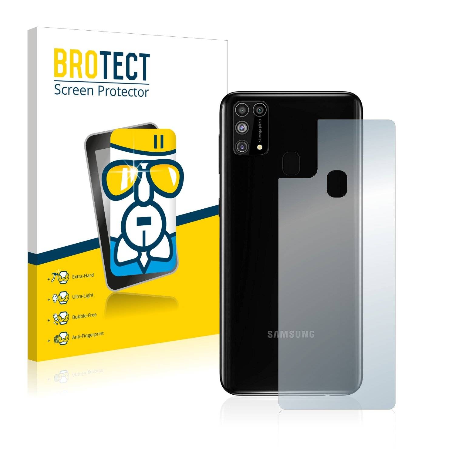 BROTECT AirGlass Schutzglas Folie für Samsung Galaxy M31 Prime