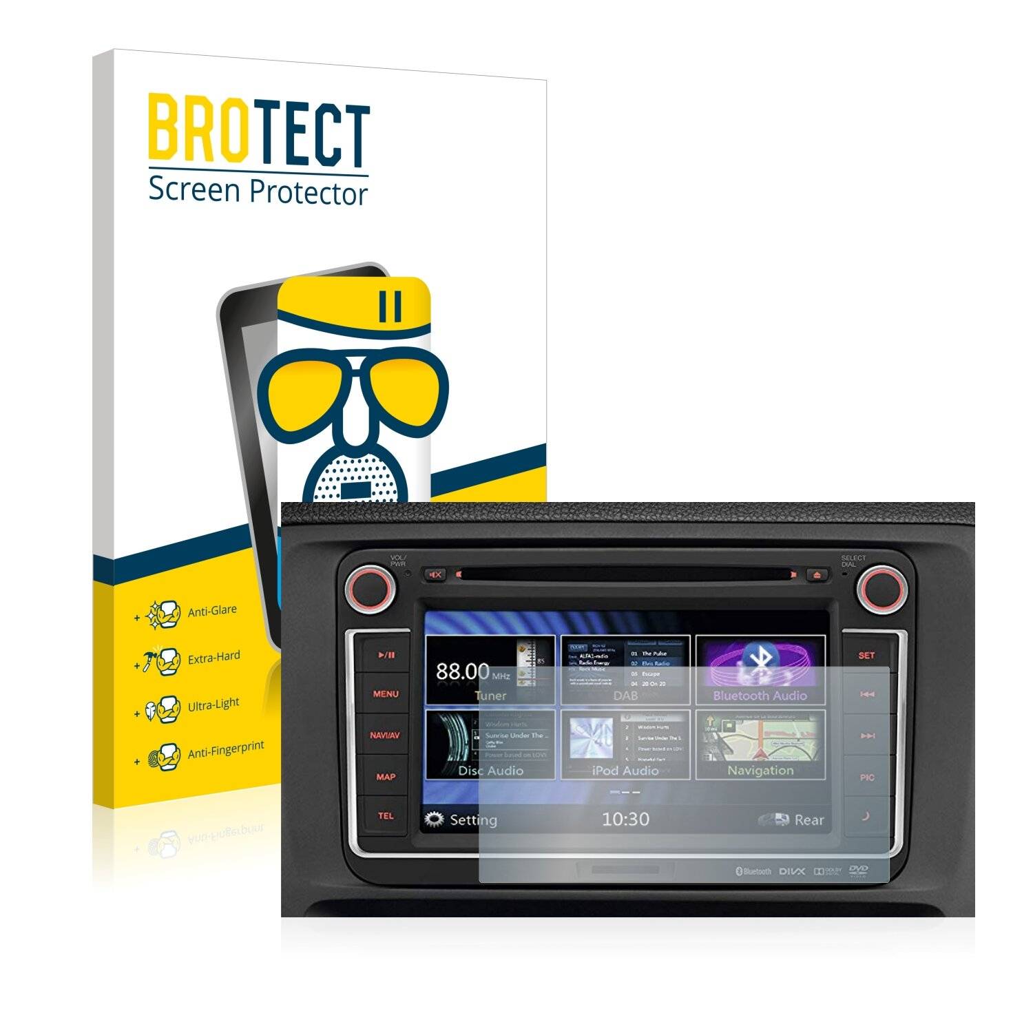 BROTECT AirGlass Matte Schutzglas Folie für Volkswagen EOS 2006 RMT