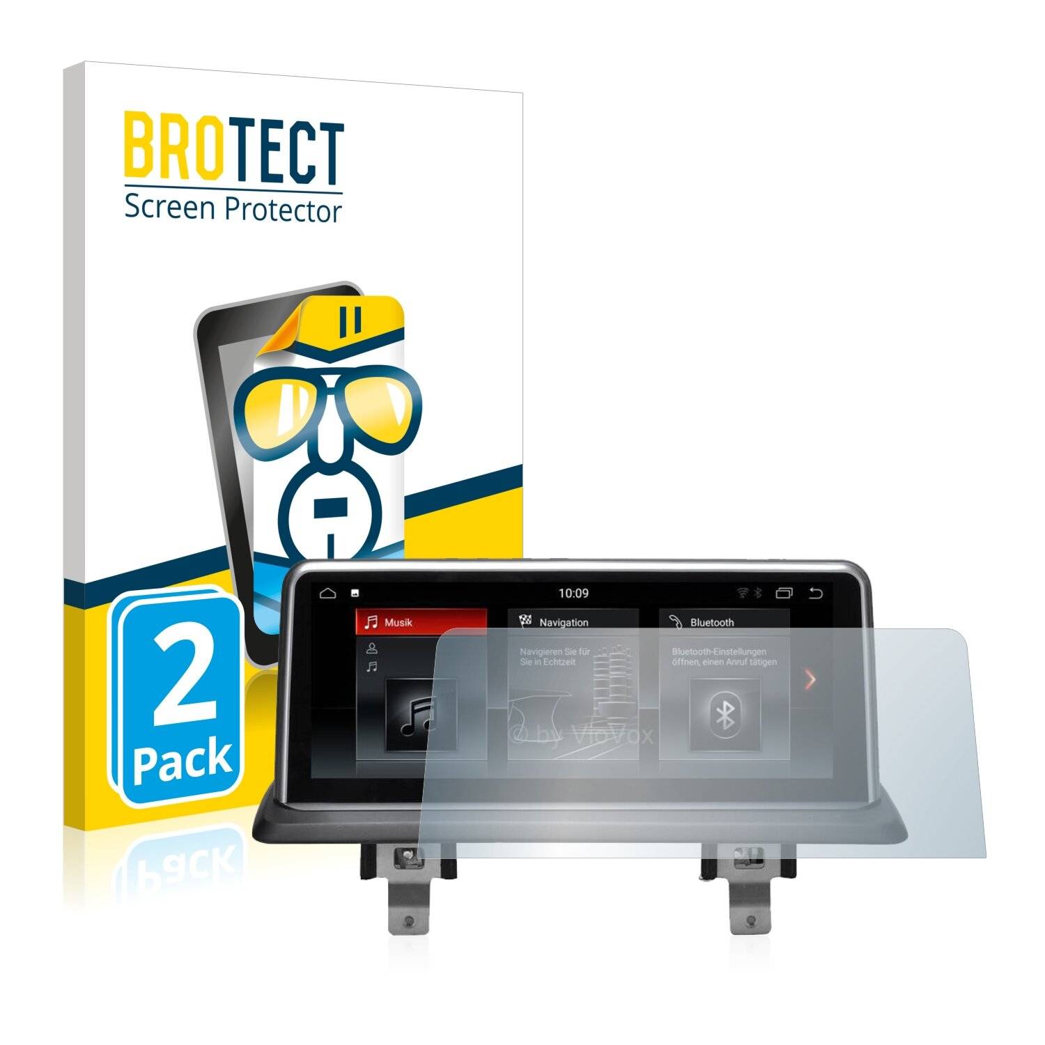 2x BROTECT HD-Clear Displayschutzfolie für BMW 2 F22 2013-2016 VioVox 8201