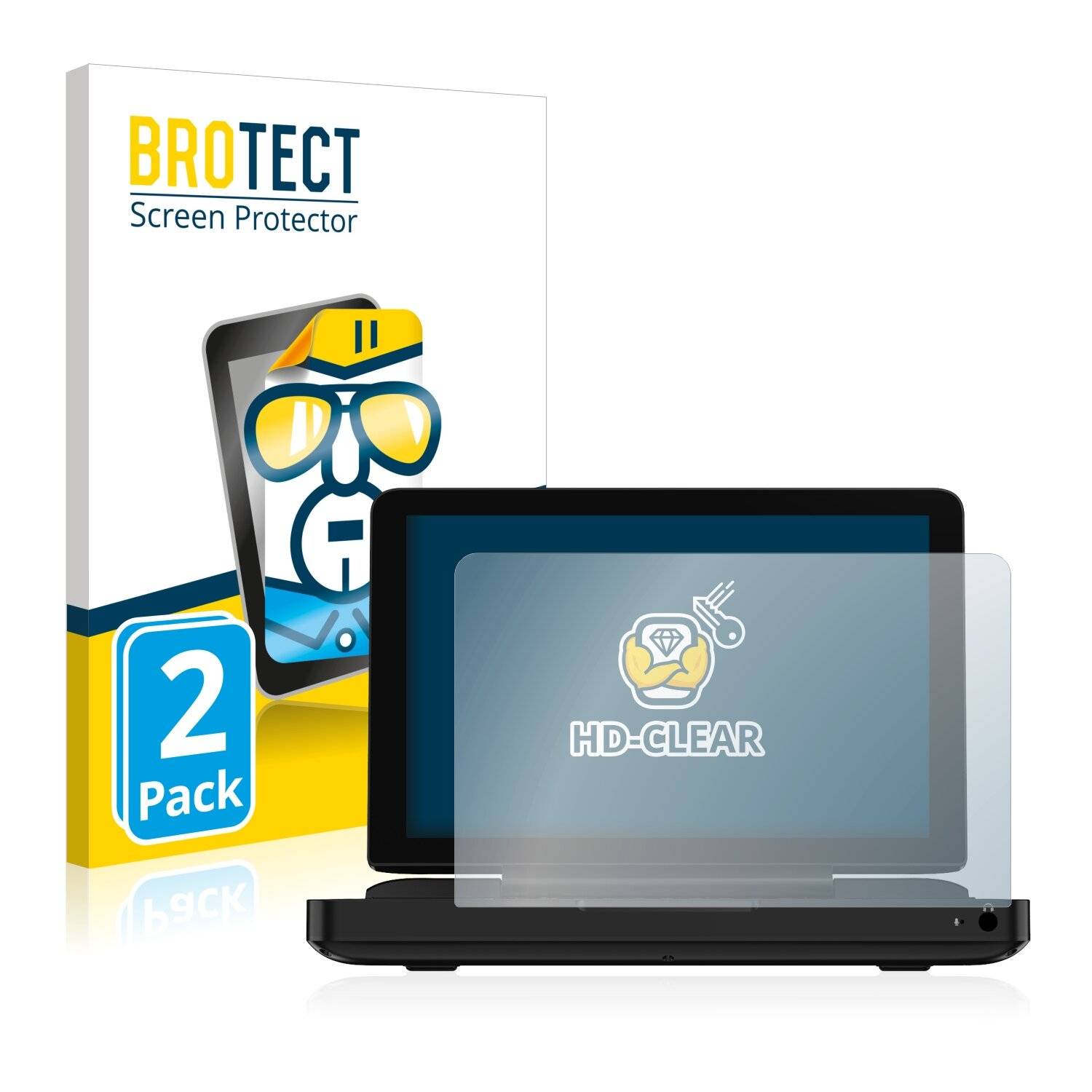 2x BROTECT HD-Clear Displayschutzfolie für GPD Win