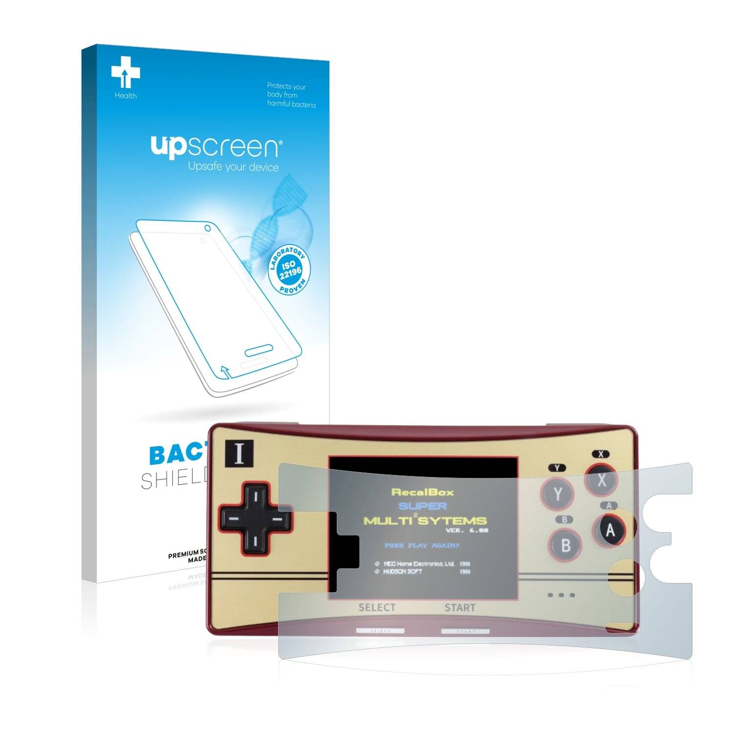 upscreen Bacteria Shield Clear Premium Antibakterielle Displayschutzfolie für Waveshare