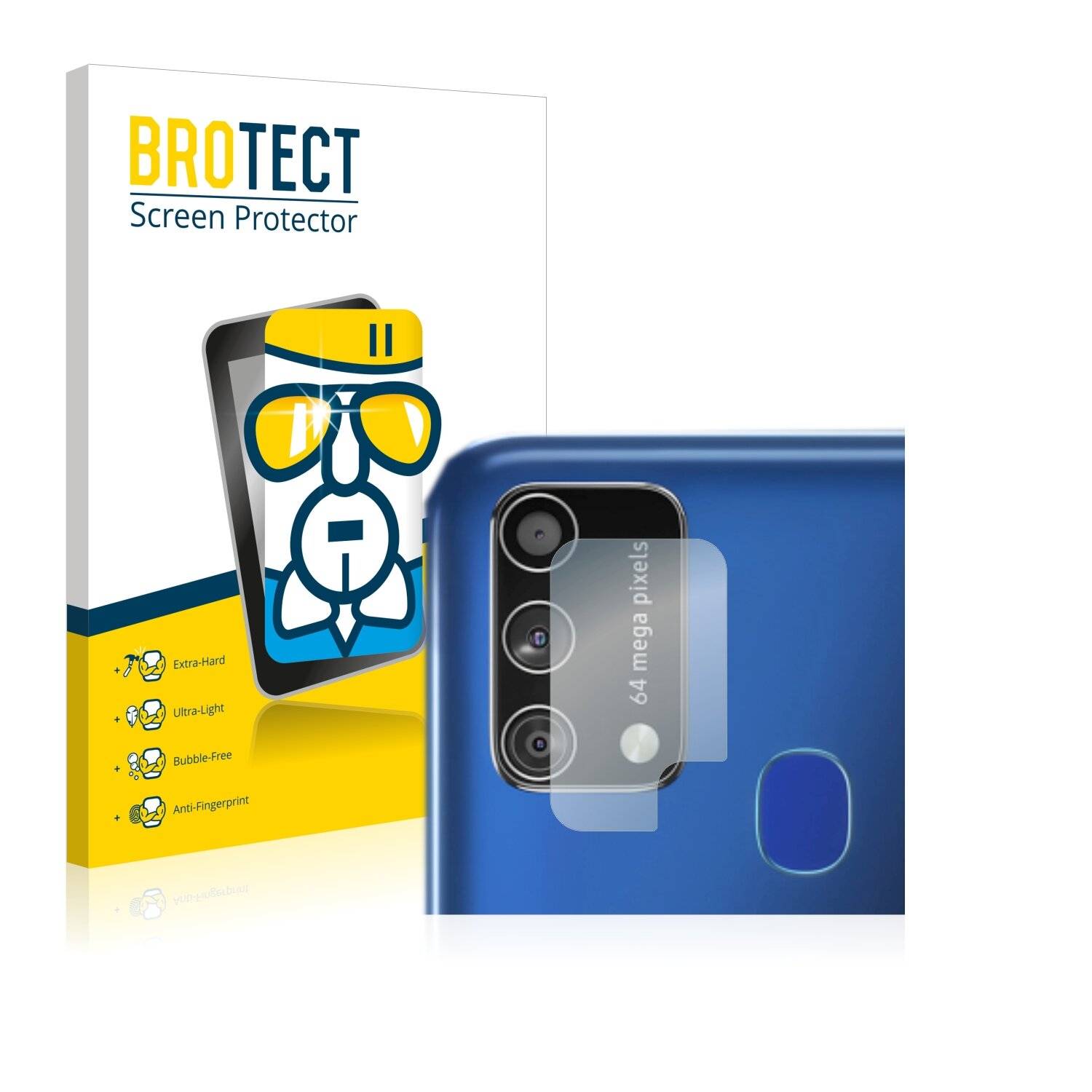 BROTECT AirGlass Schutzglas Folie für Samsung Galaxy F41 (NUR