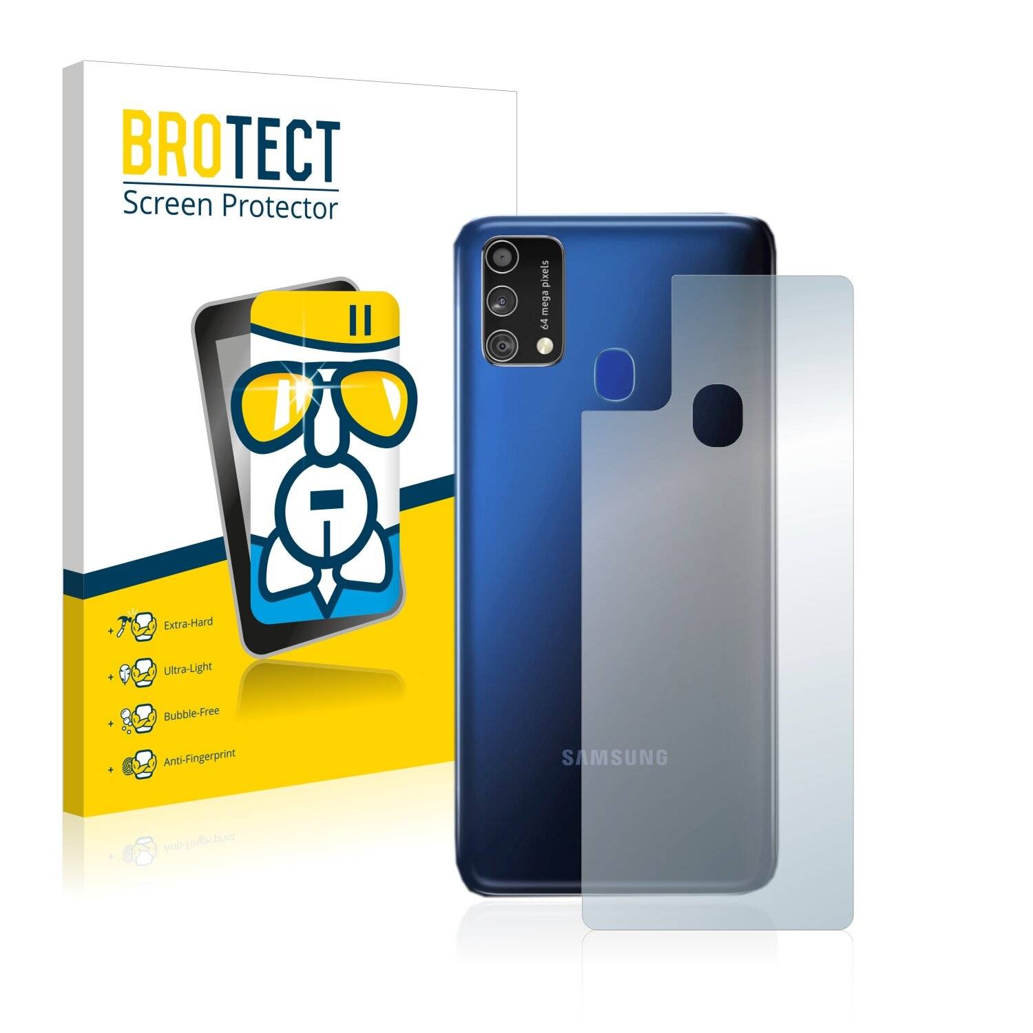 BROTECT AirGlass Schutzglas Folie für Samsung Galaxy F41