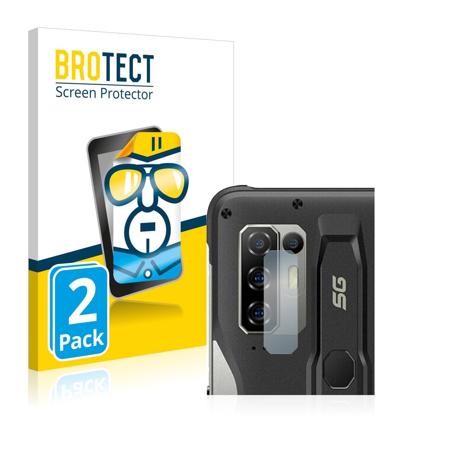 2x BROTECT HD-Clear Displayschutzfolie für Ulefone Armor 10 5G (NUR