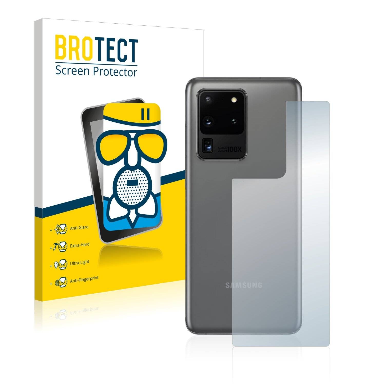 BROTECT AirGlass Matte Schutzglas Folie für Samsung Galaxy S20 Ultra