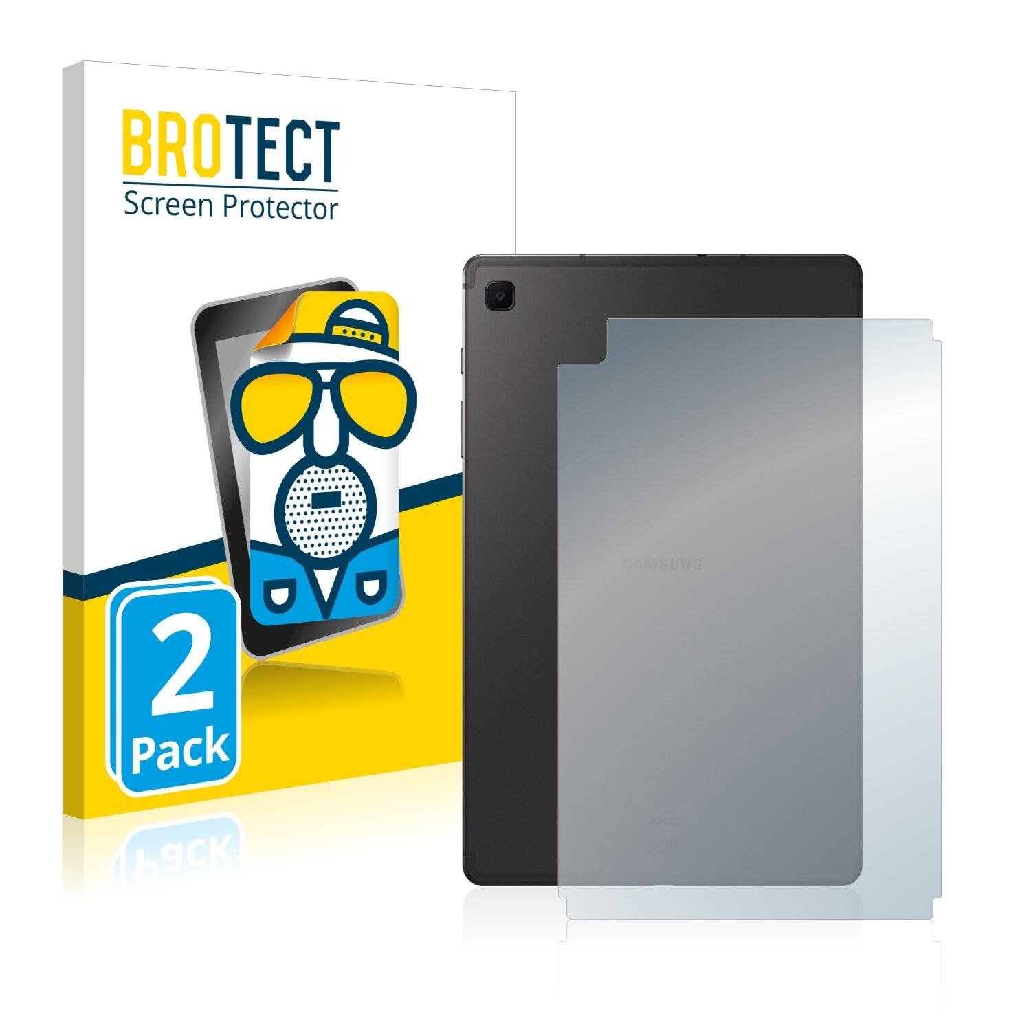 2x BROTECT Matte Displayschutzfolie für Samsung Galaxy Tab S6 Lite WiFi 2020 (Rückseite) -