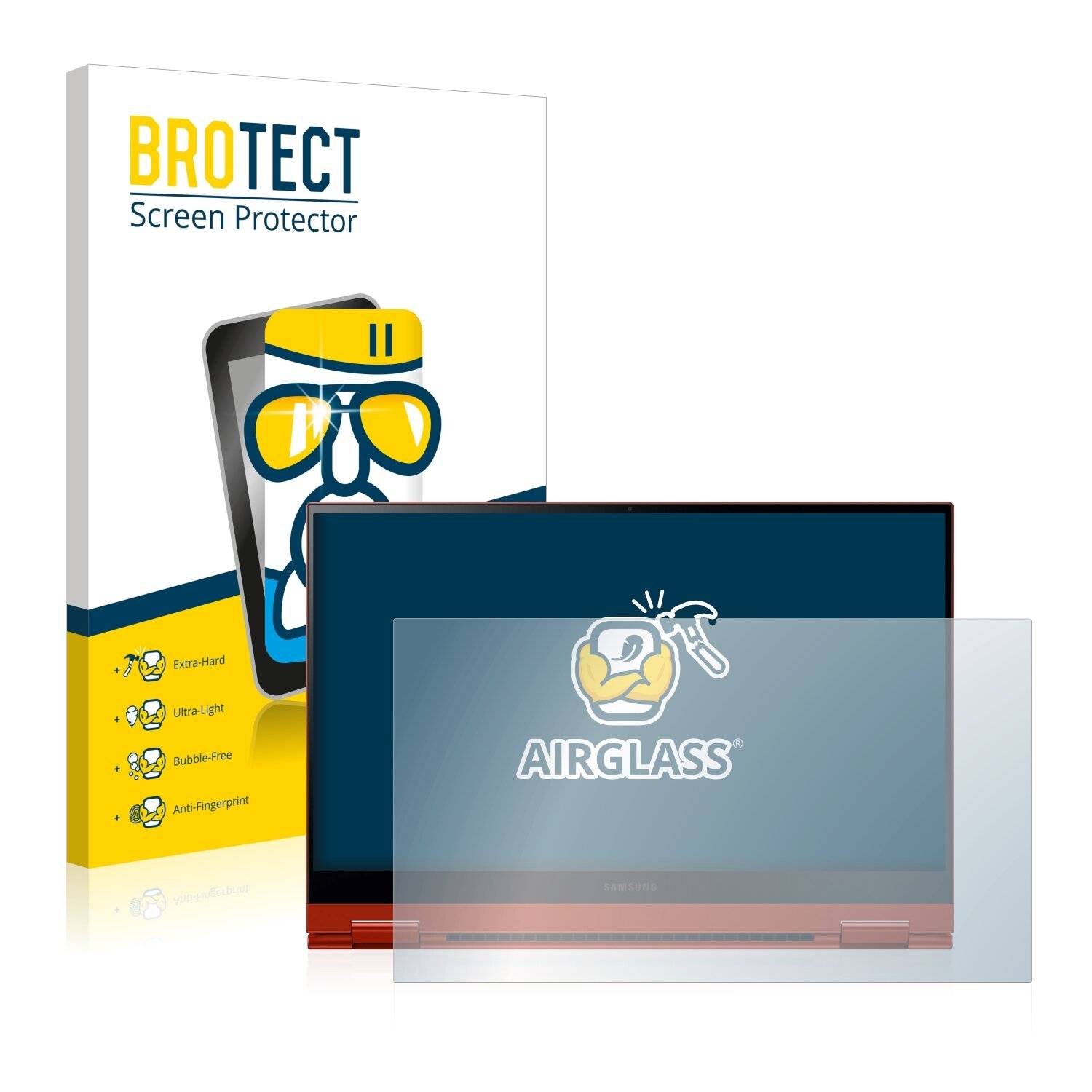 BROTECT AirGlass Schutzglas Folie für Samsung Galaxy Chromebook