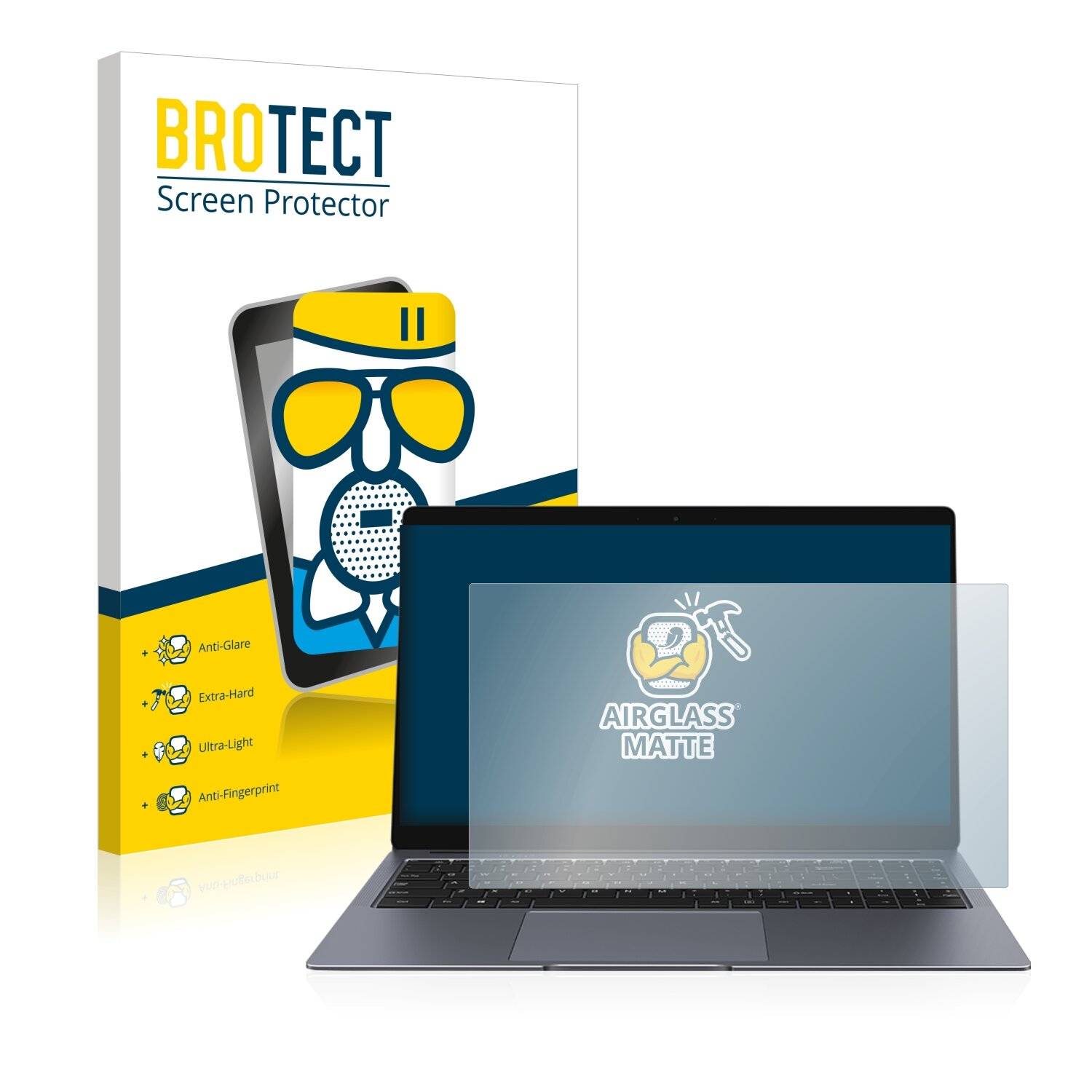 BROTECT AirGlass Matte Schutzglas Folie für Chuwi LapBook