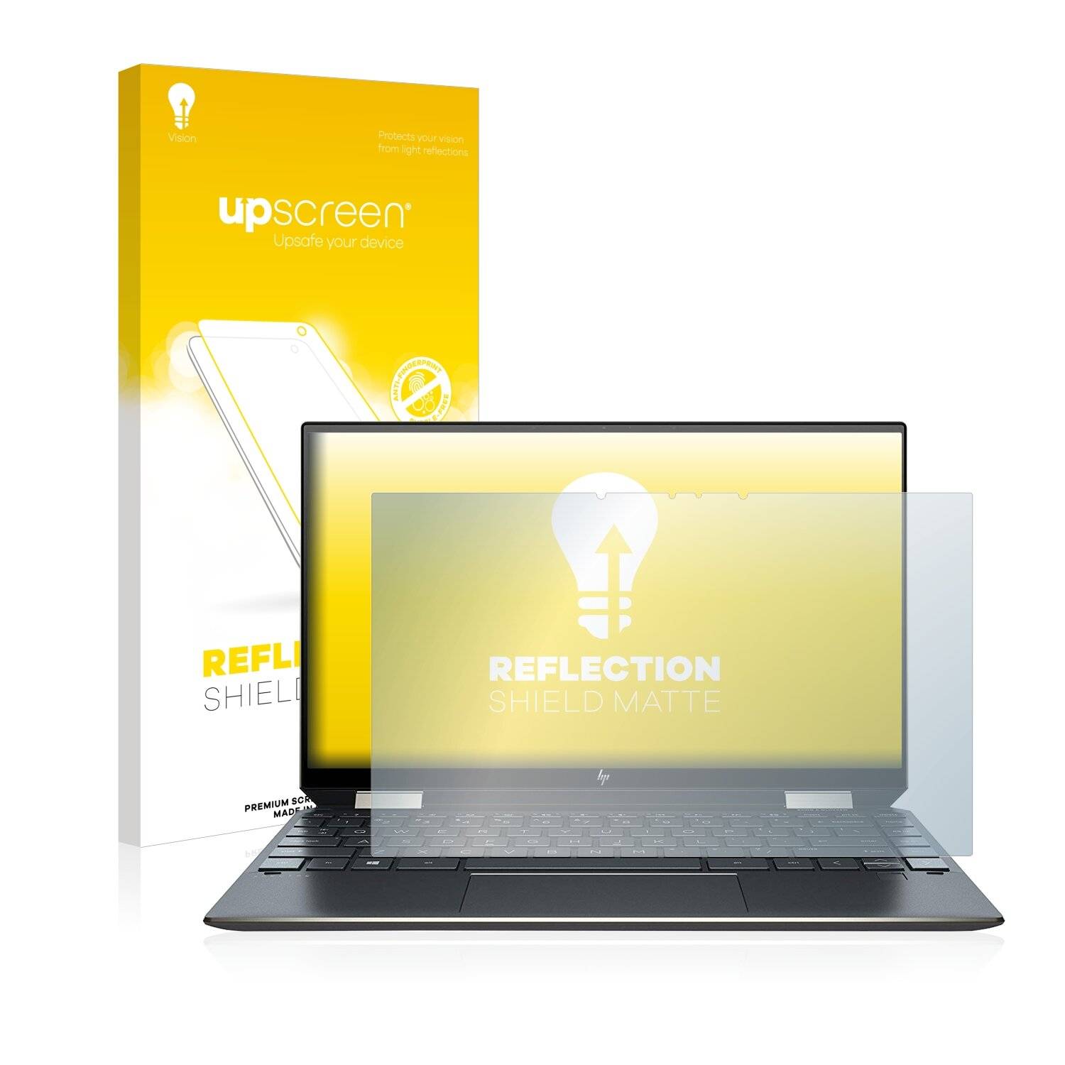upscreen Reflection Shield Matte Premium Displayschutzfolie für HP Spectre x360