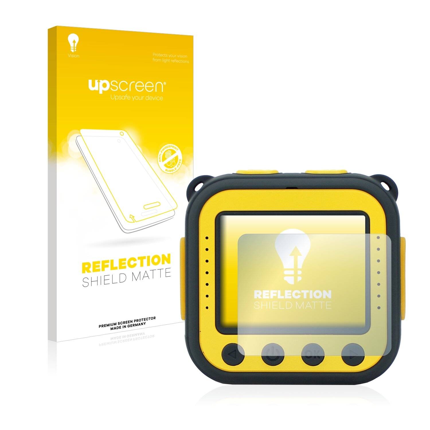 upscreen Reflection Shield Matte Premium Displayschutzfolie für easypix Panox
