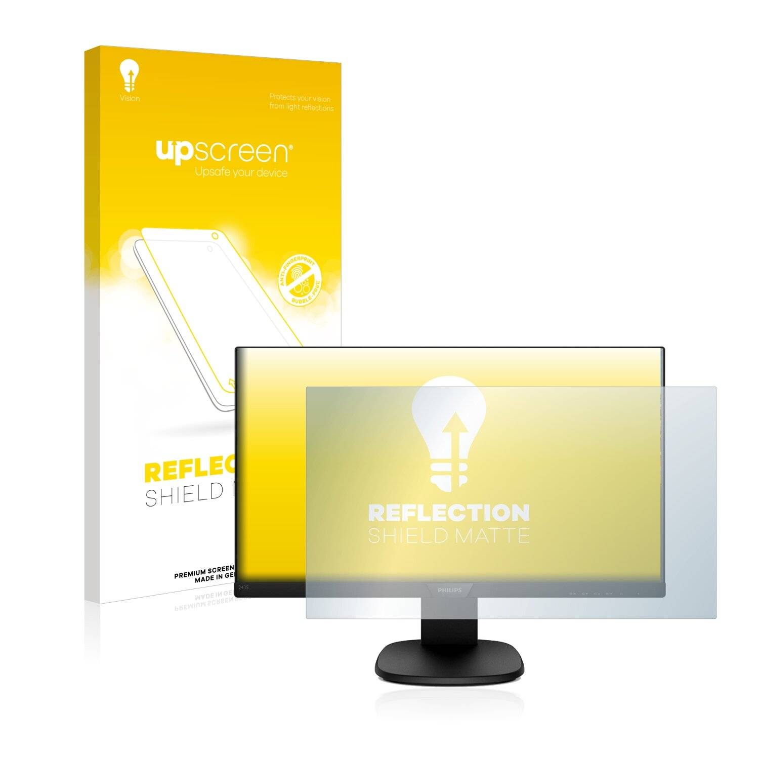 upscreen Reflection Shield Matte Premium Displayschutzfolie für Philips