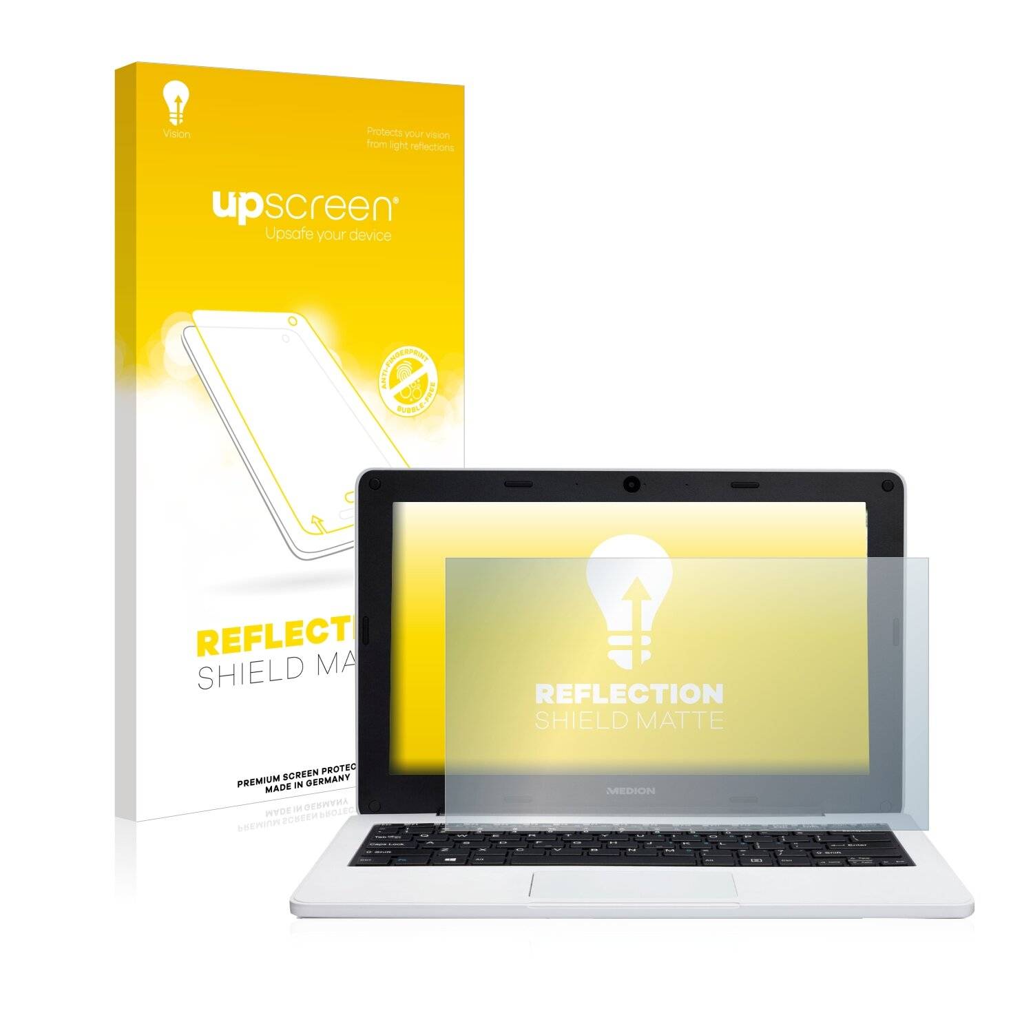 upscreen Reflection Shield Matte Premium Displayschutzfolie für Medion Akoya
