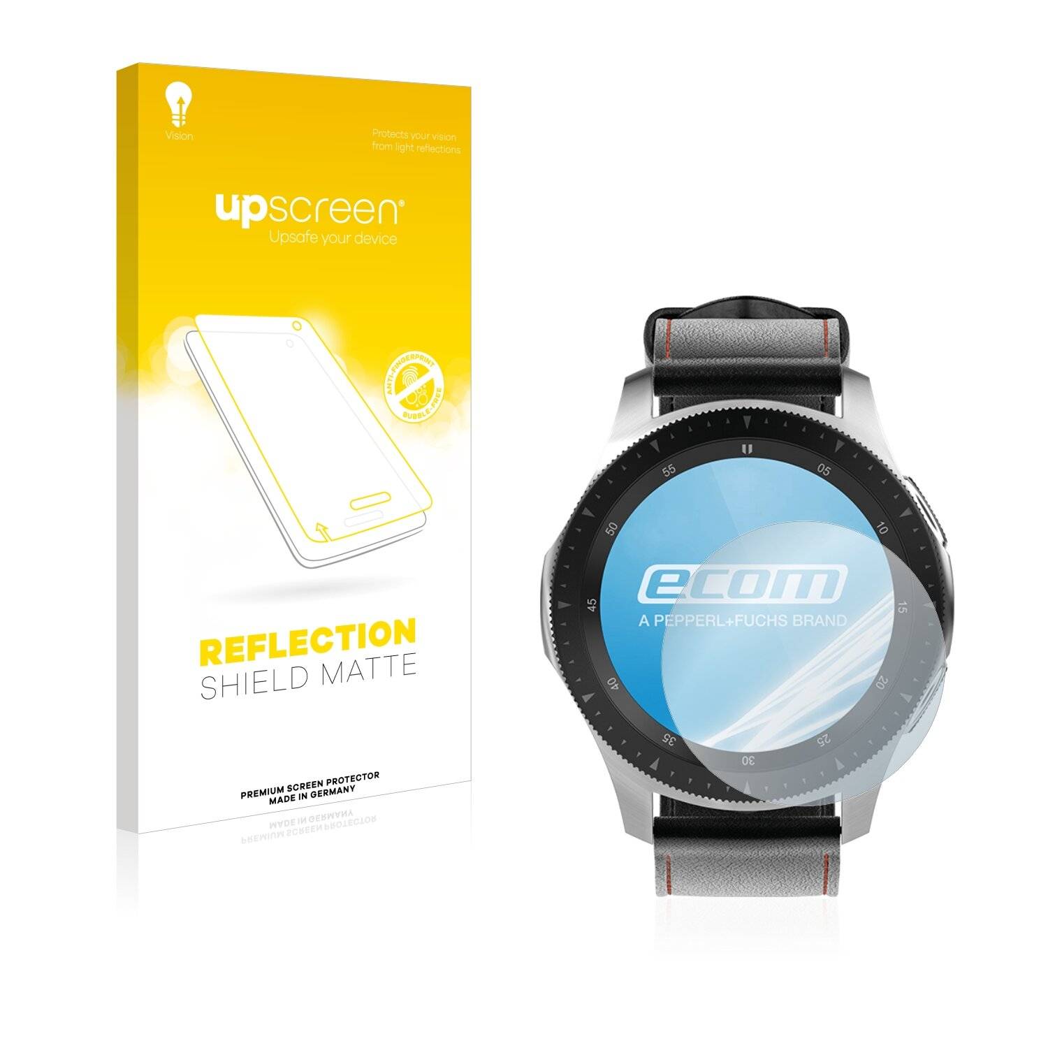upscreen Reflection Shield Matte Premium Displayschutzfolie für Ecom Smart-Ex Watch