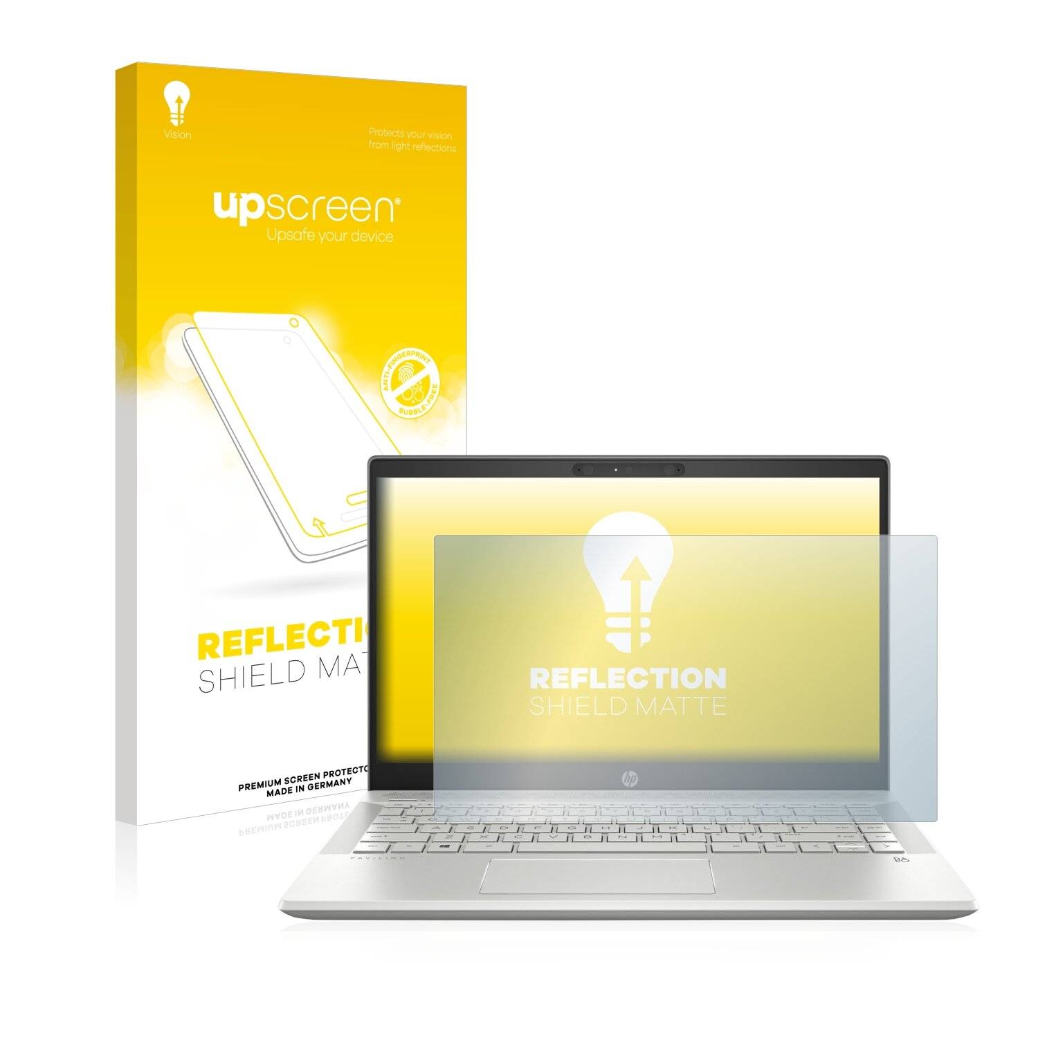 upscreen Reflection Shield Matte Premium Displayschutzfolie für HP Pavilion