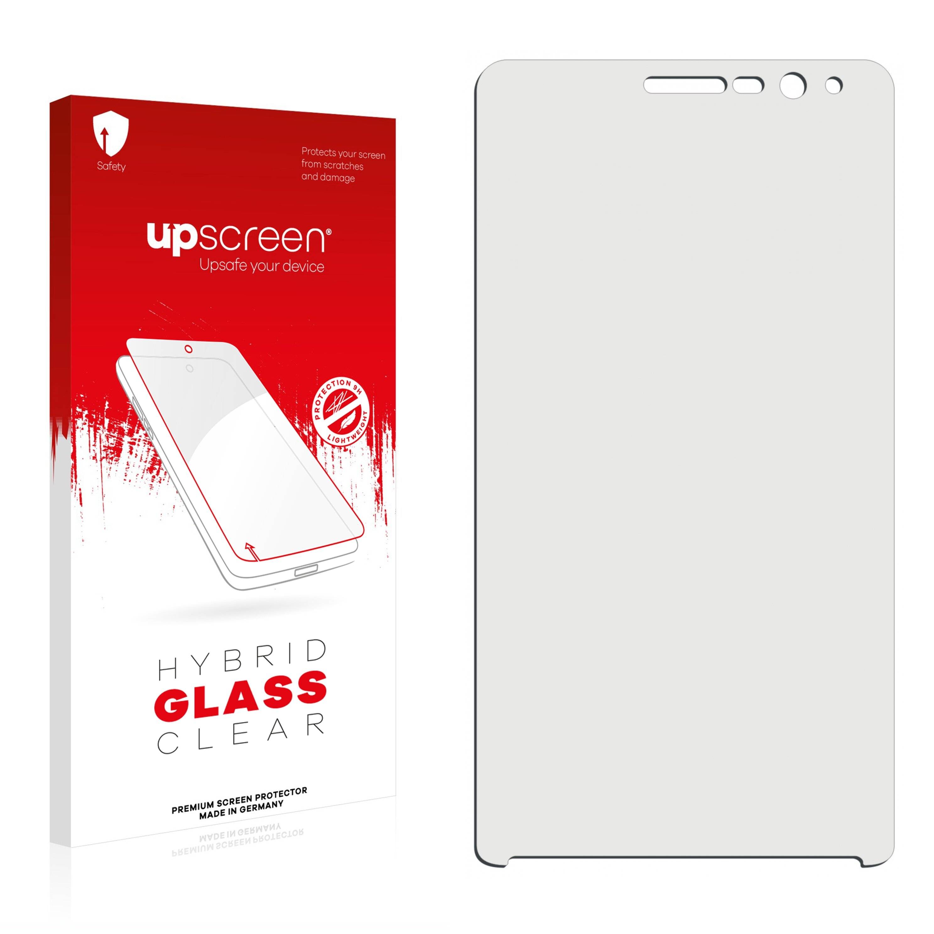 upscreen Hybrid Glass Clear Premium Schutzglas Folie für Beafon