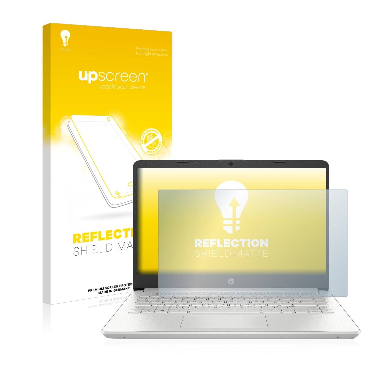 upscreen Reflection Shield Matte Premium Displayschutzfolie für HP