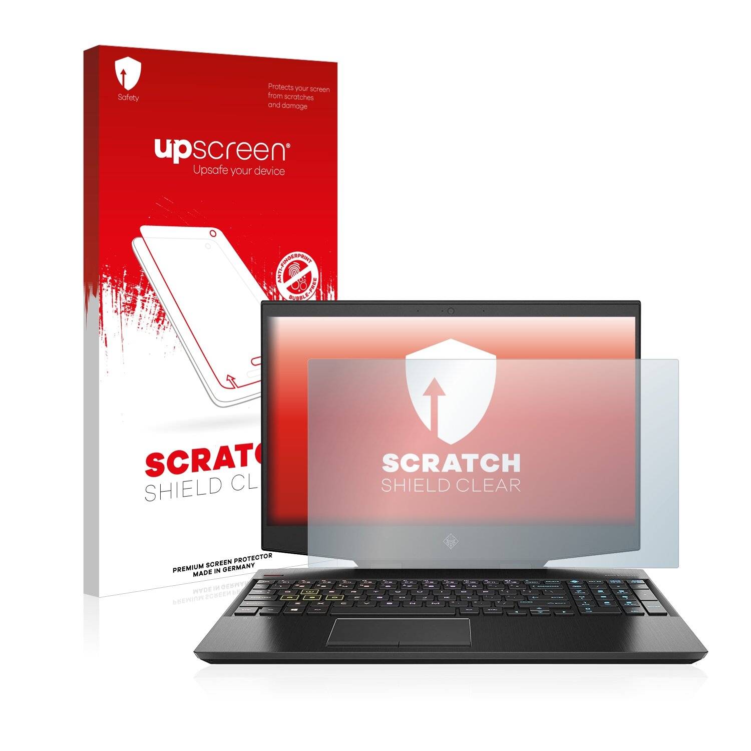 upscreen Scratch Shield Clear Premium Displayschutzfolie für HP Omen