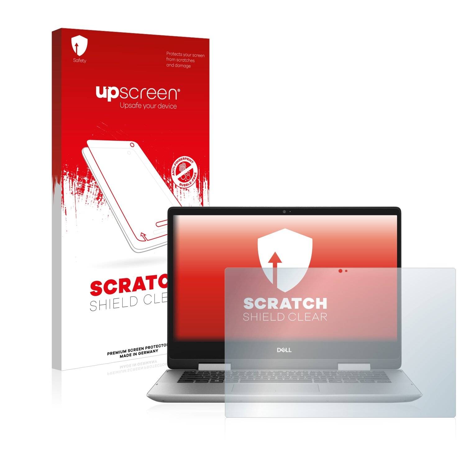 upscreen Scratch Shield Clear Premium Displayschutzfolie für Dell Inspiron 14 5491