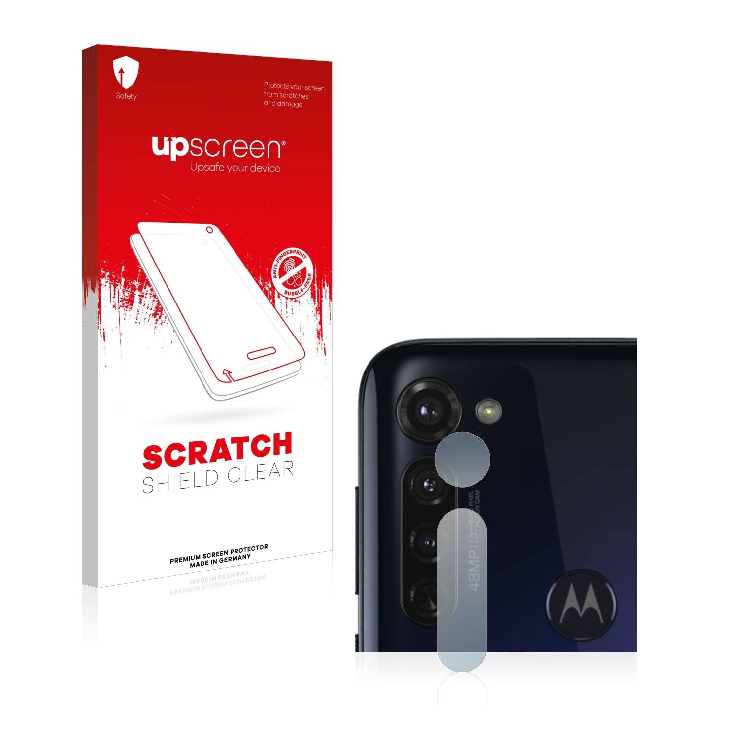 upscreen Scratch Shield Clear Premium Displayschutzfolie für Motorola Moto G Stylus (NUR