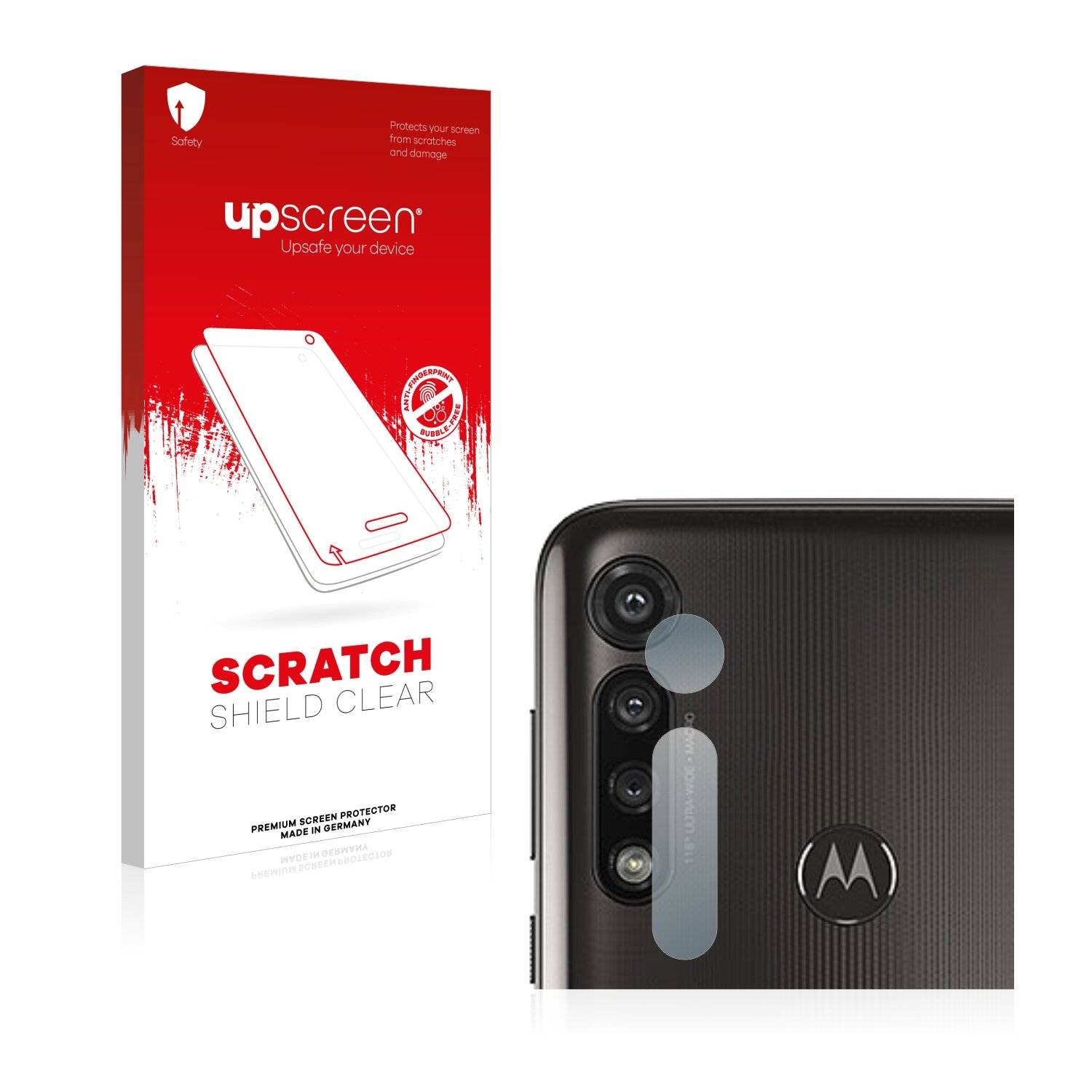 upscreen Scratch Shield Clear Premium Displayschutzfolie für Motorola Moto G Power 2020 (NUR