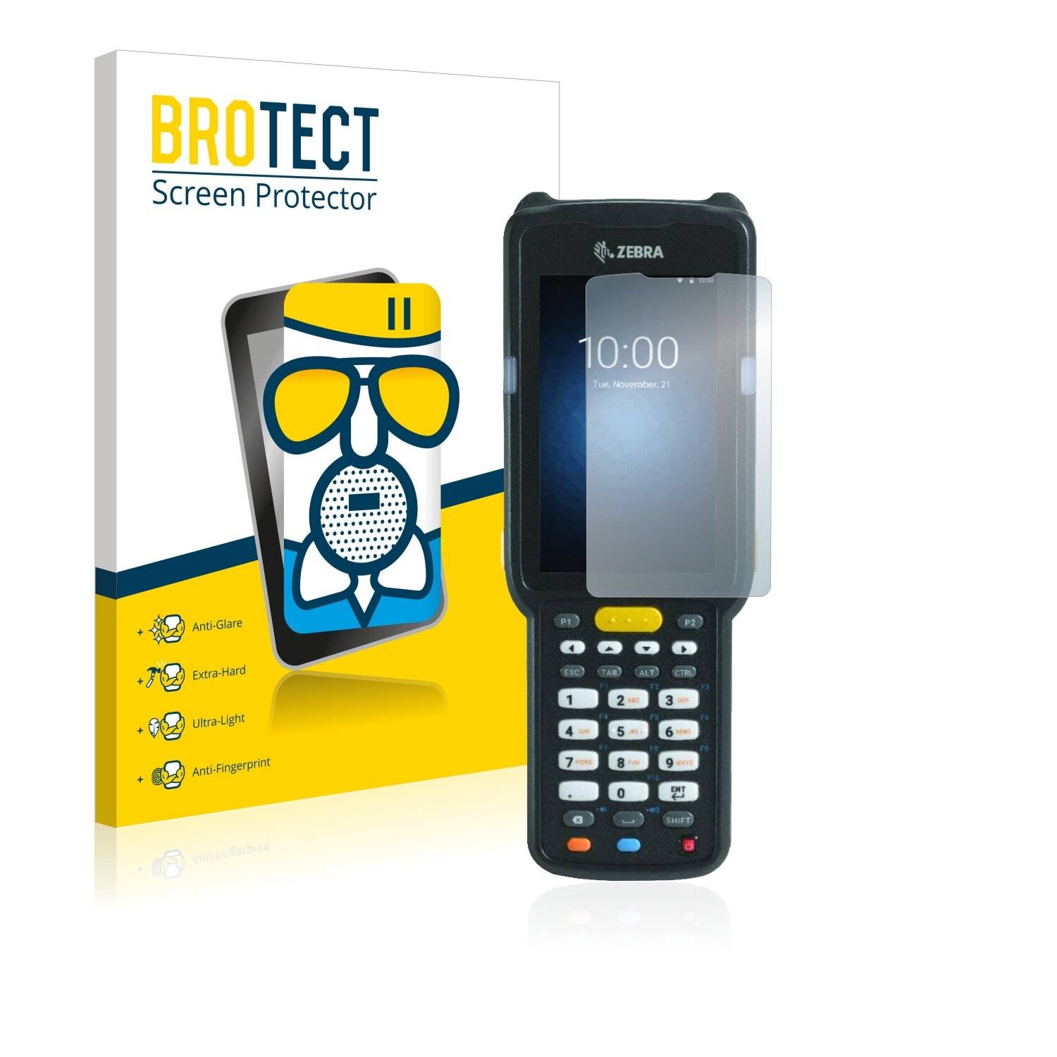 BROTECT AirGlass Matte Schutzglas Folie für Zebra