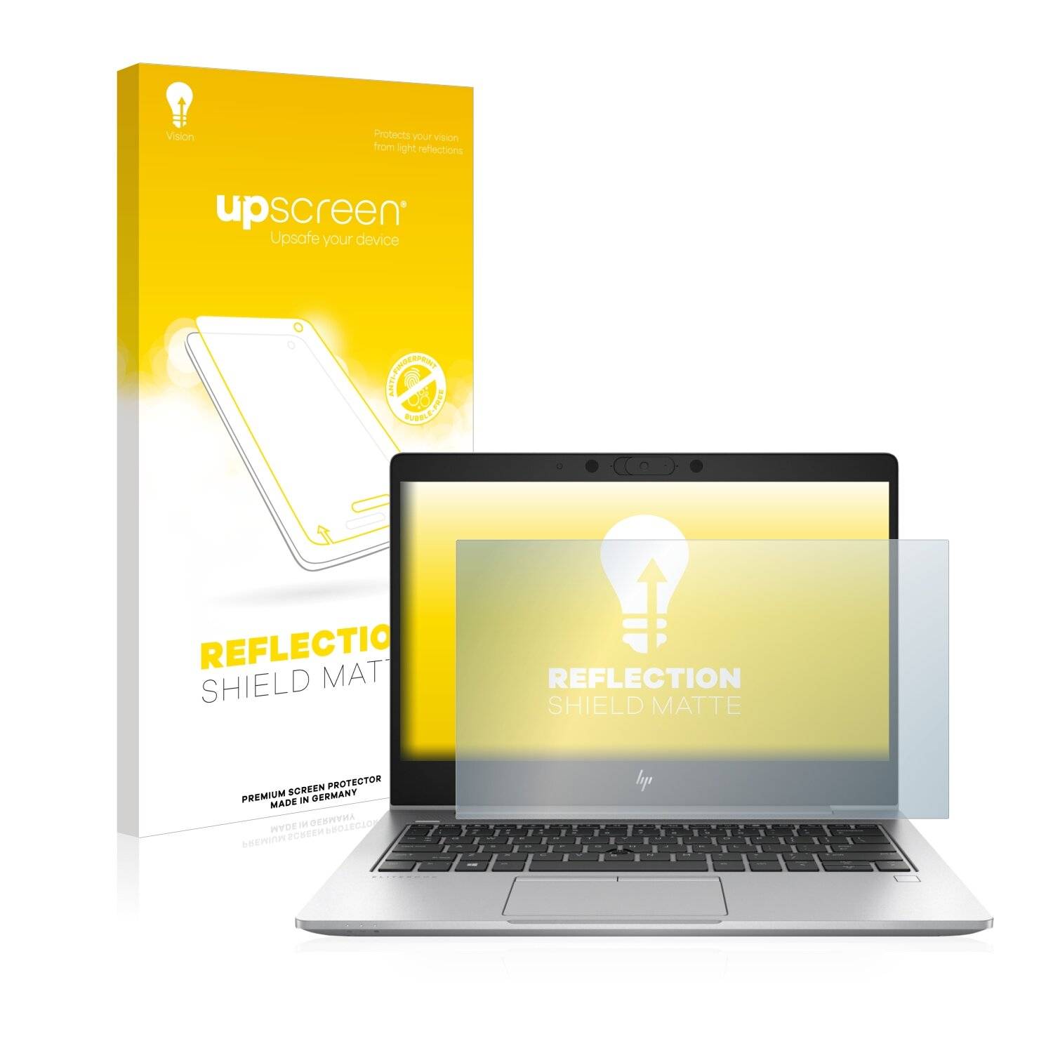 upscreen Reflection Shield Matte Premium Displayschutzfolie für HP EliteBook 830